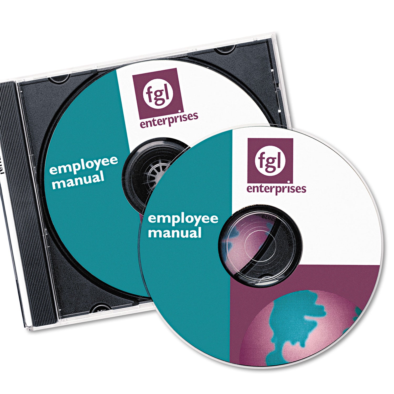 Avery® Laser Cd Labels, Matte White, 30/pack