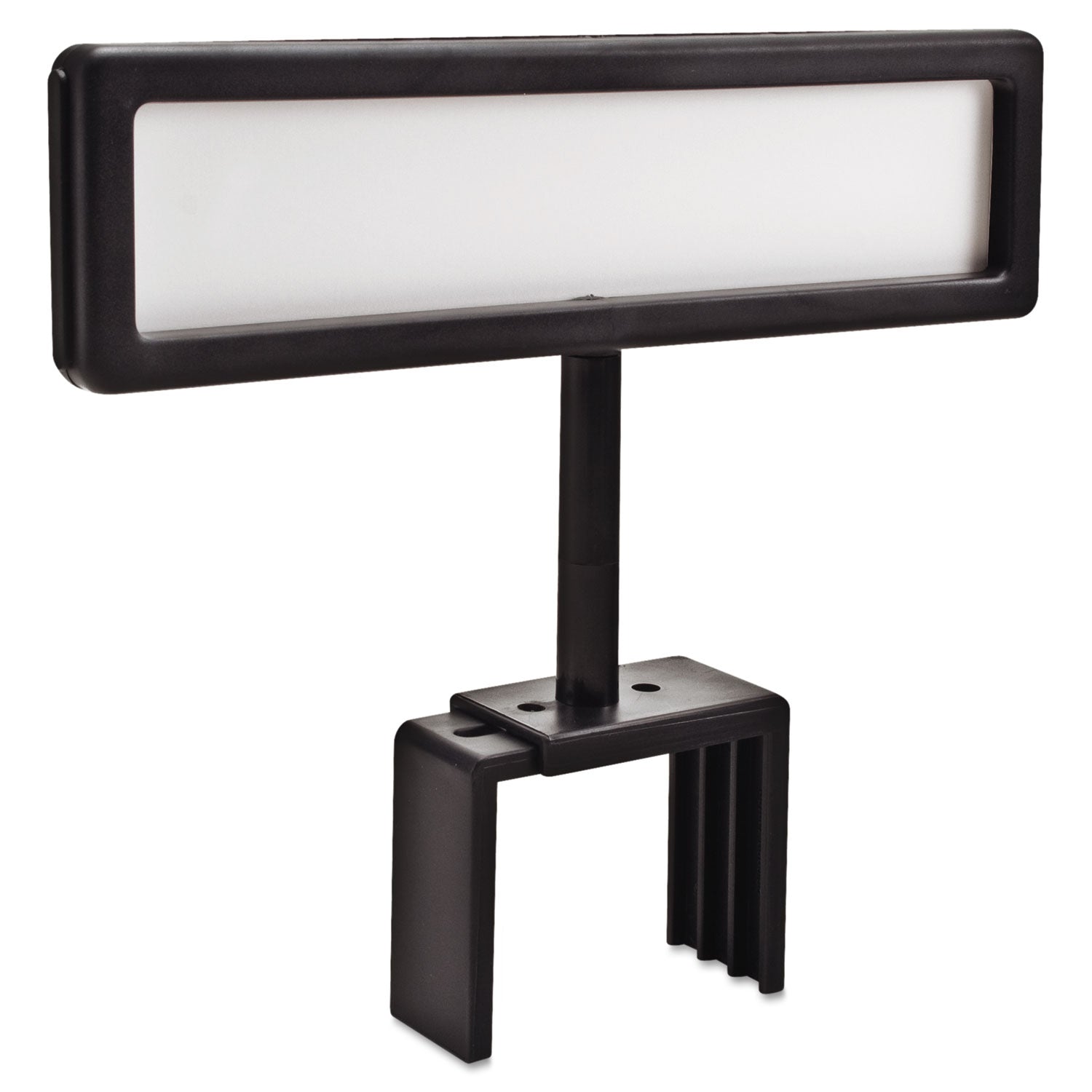 Advantus People Pointer Cubicle Sign, Plastic, 8.5 X 2, Black