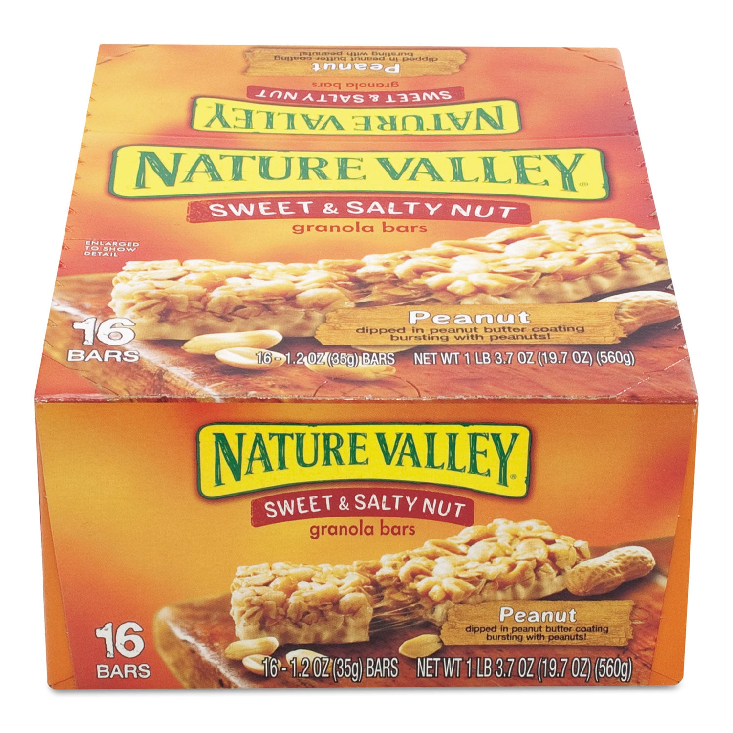 Nature Valley® Granola Bars, Sweet And Salty Nut Peanut Cereal, 1.2 Oz Bar, 16/box