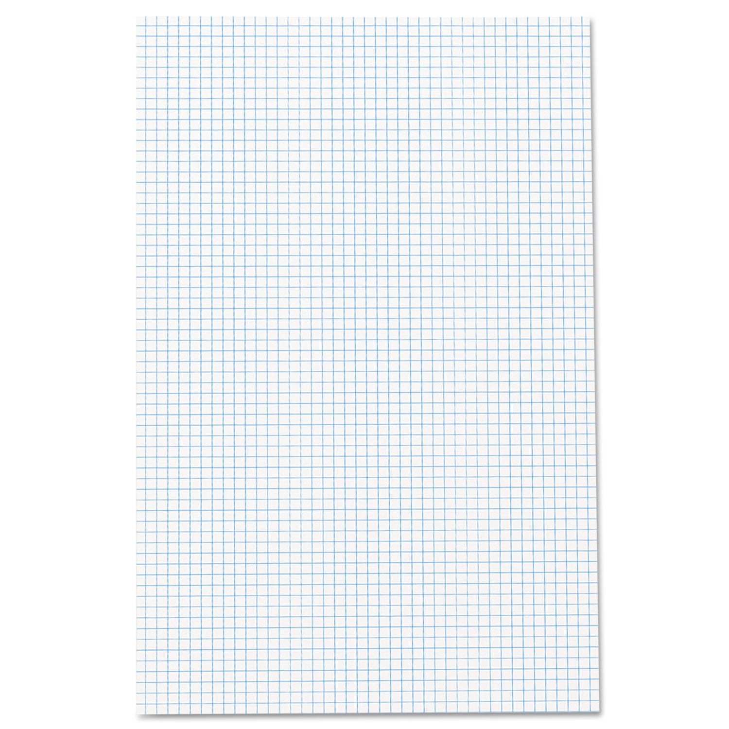 Quadrille Pads, Quadrille Rule (4 sq/in), 50 White (Standard 15 lb Bond) 11 x 17 Sheets