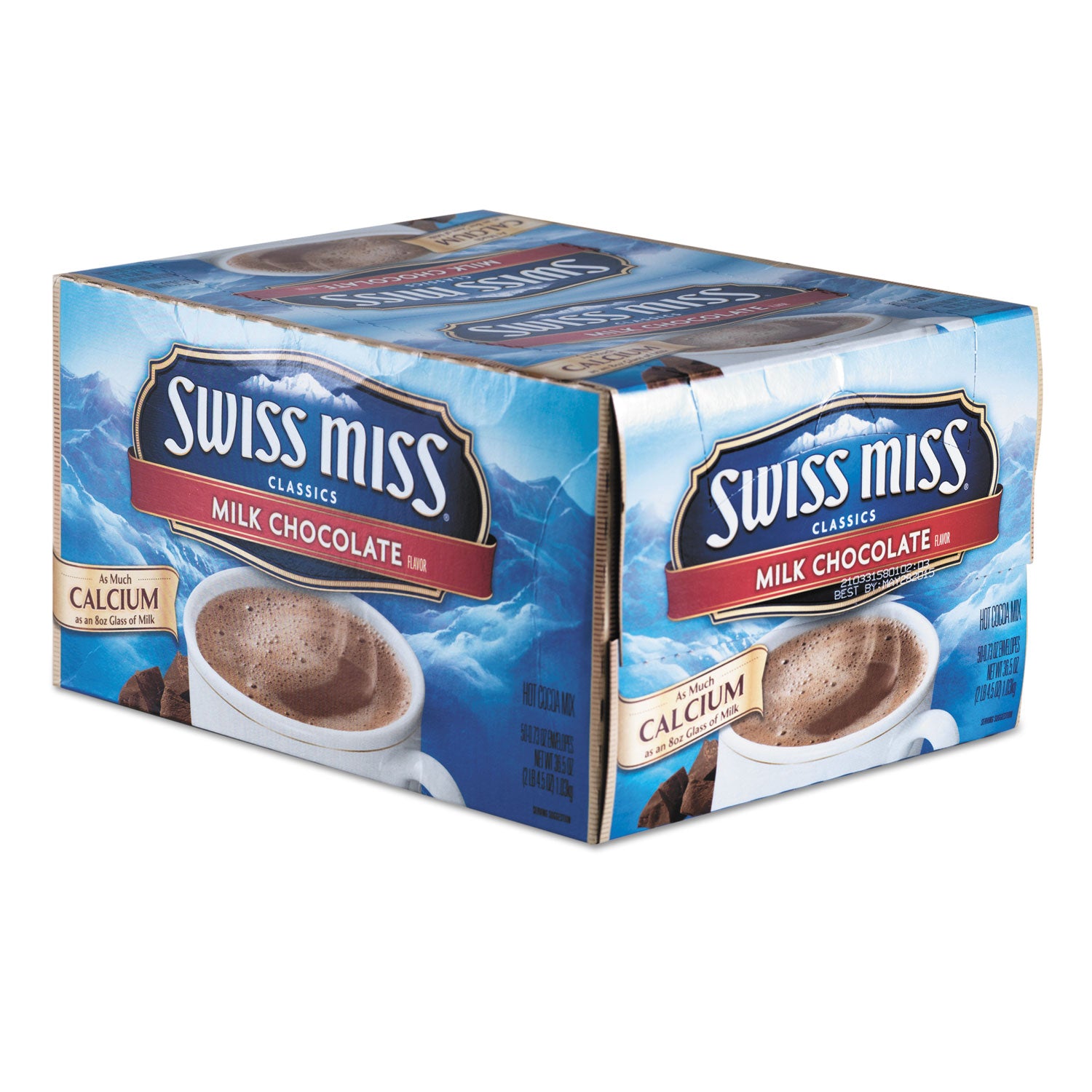 Swiss Miss® Hot Cocoa Mix, Regular, 0.73 oz. Packets, 50 Packets/Box