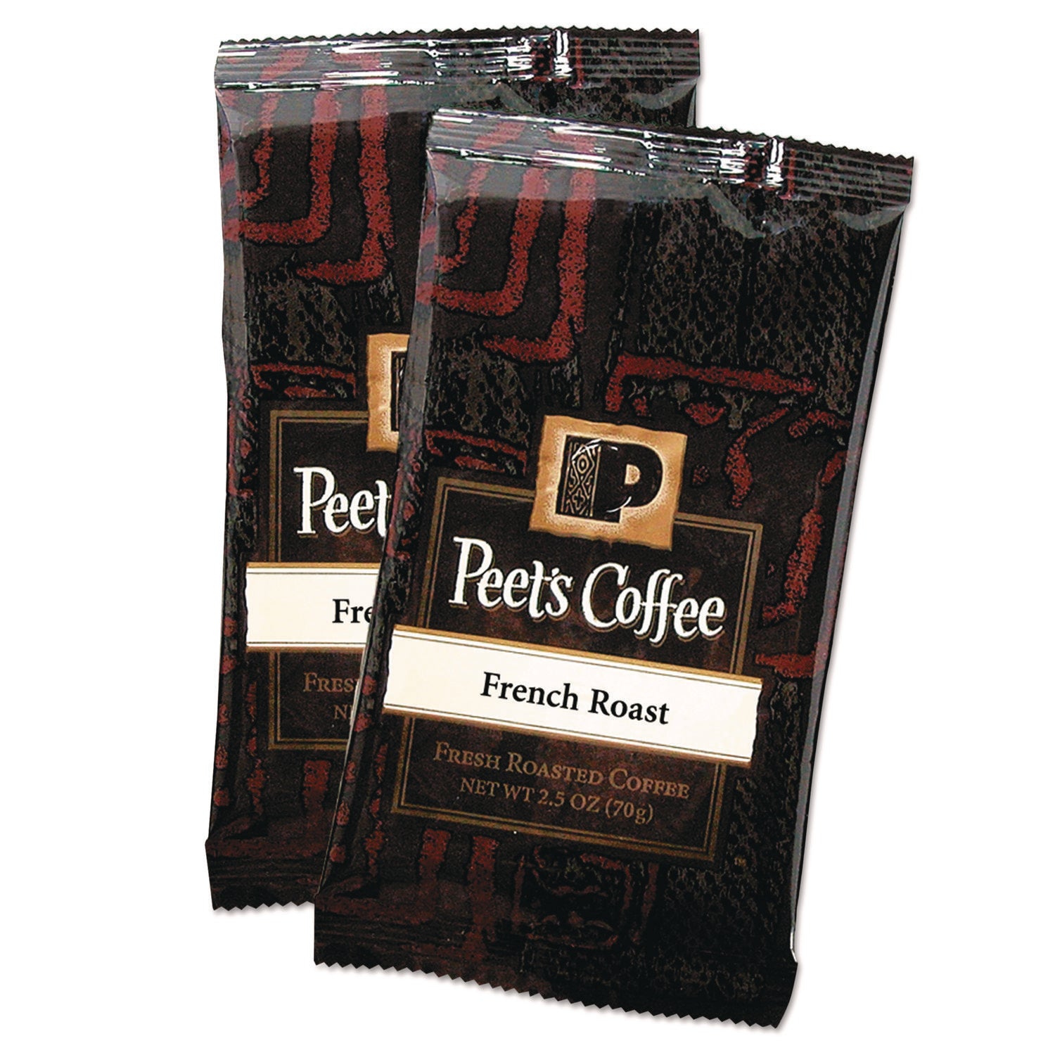 Peet's Coffee & Tea® Coffee Portion Packs, French Roast, 2.5 oz Frack Pack, 18/Box