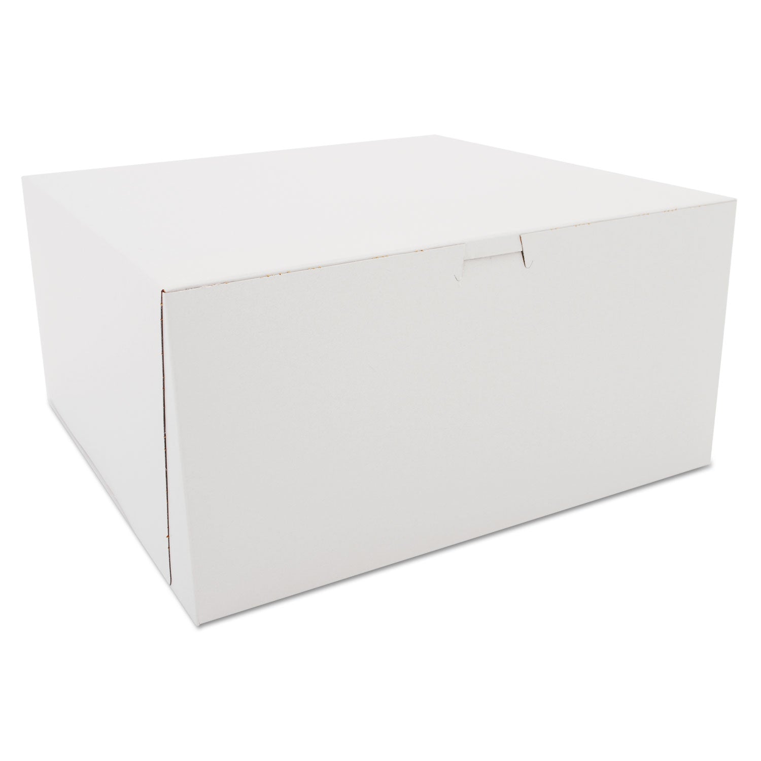 SCT® White One-Piece Non-Window Bakery Boxes, 12 x 12 x 6, White, Paper, 50/Carton