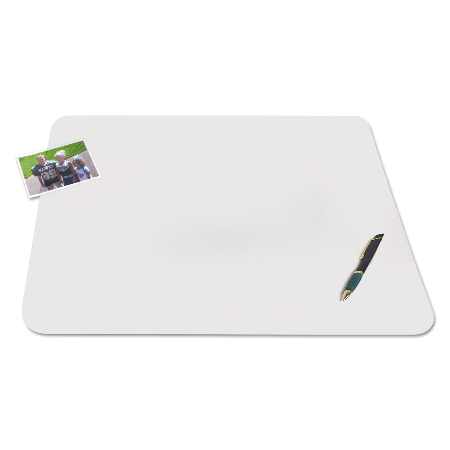 Artistic® KrystalView Desk Pad with Antimicrobial Protection, Matte Finish, 22 x 17, Clear