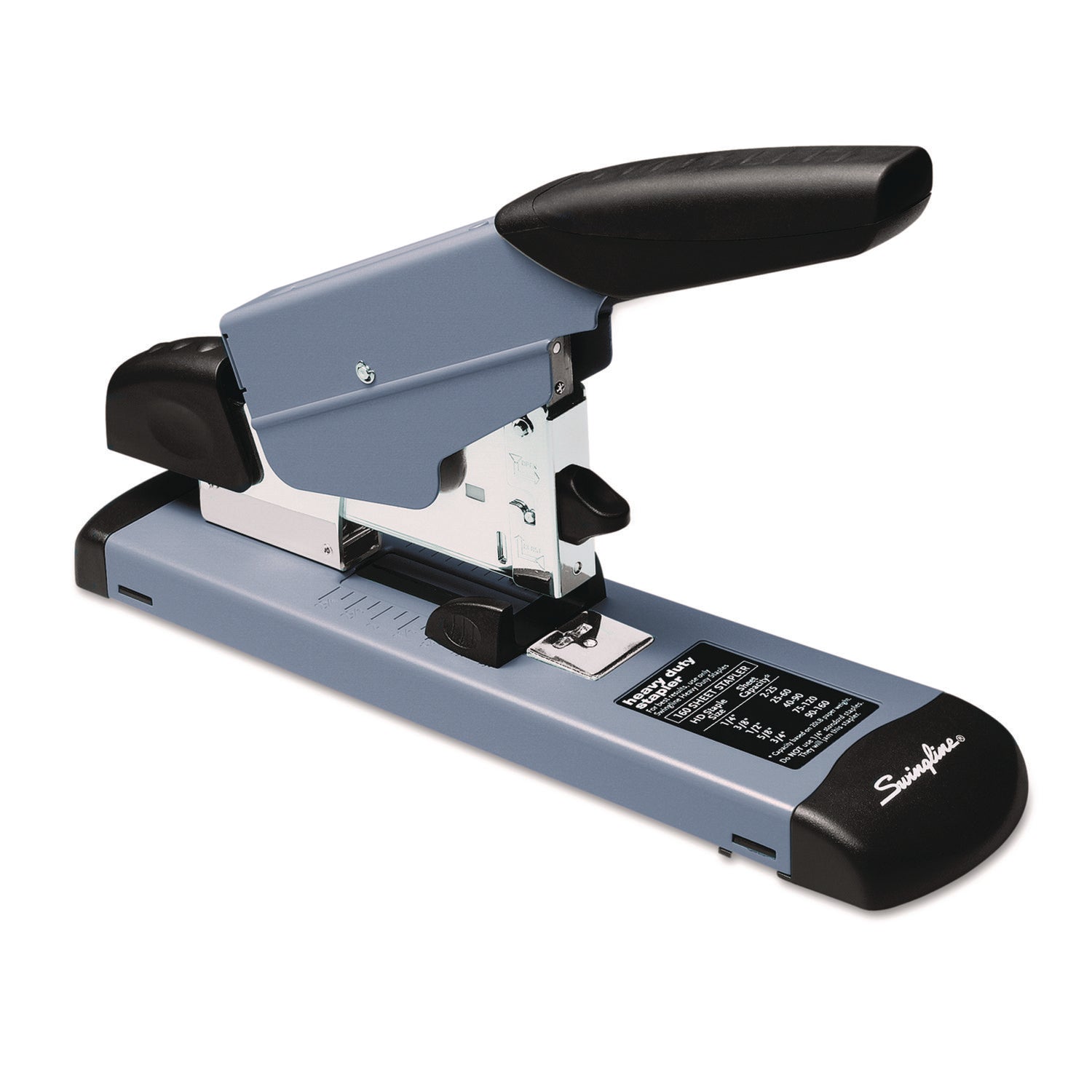 Swingline® Heavy-Duty Stapler, 160-Sheet Capacity, Black/gray