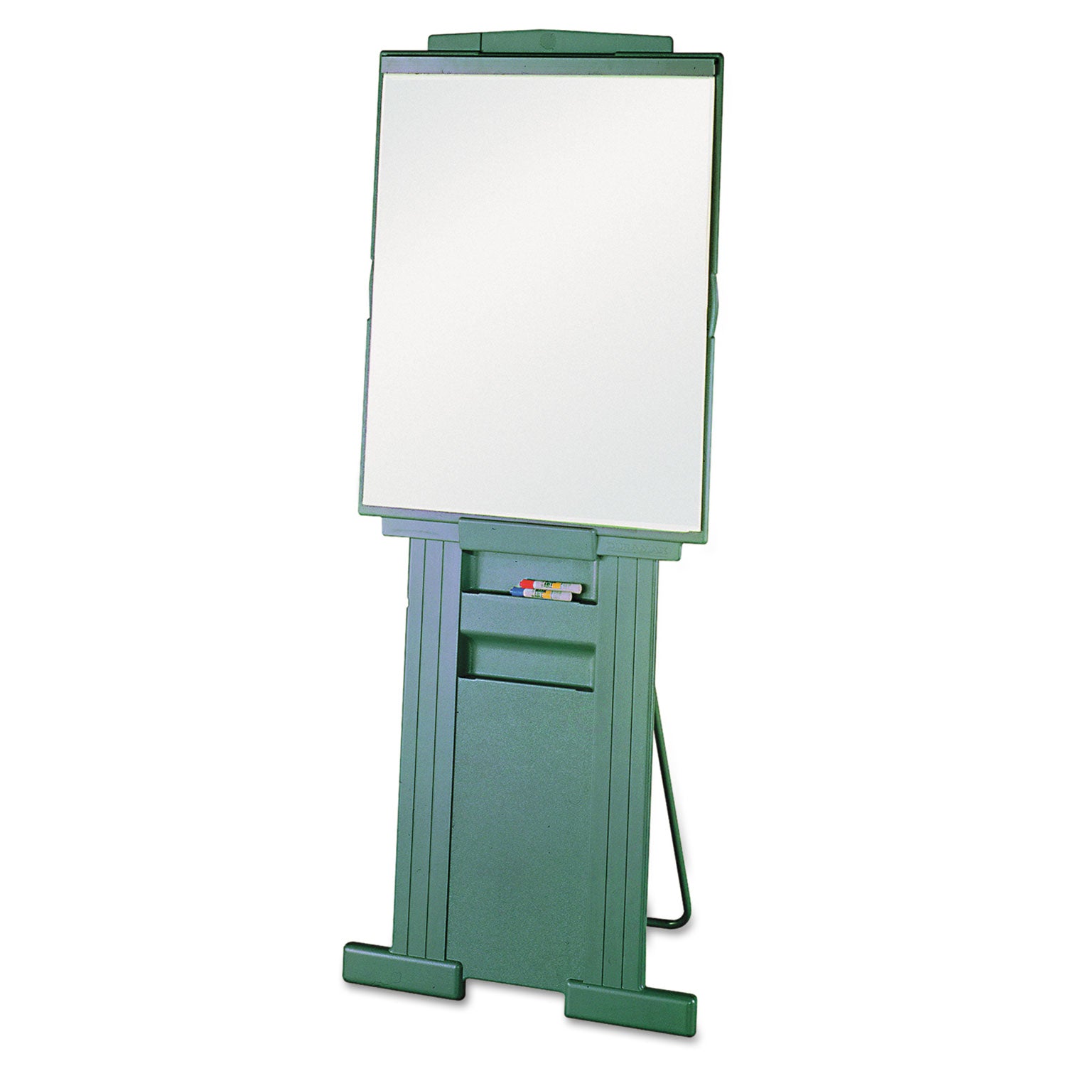 Quartet® Duramax Portable Presentation Easel, Adjusts 39" To 72" High, Plastic, Gray