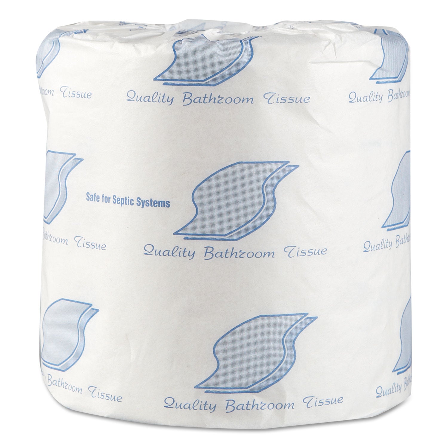 GEN Standard Bath Tissue, Septic Safe, Individually Wrapped Rolls, 1-Ply, White, 1,000 Sheets/Roll, 96 Wrapped Rolls/Carton