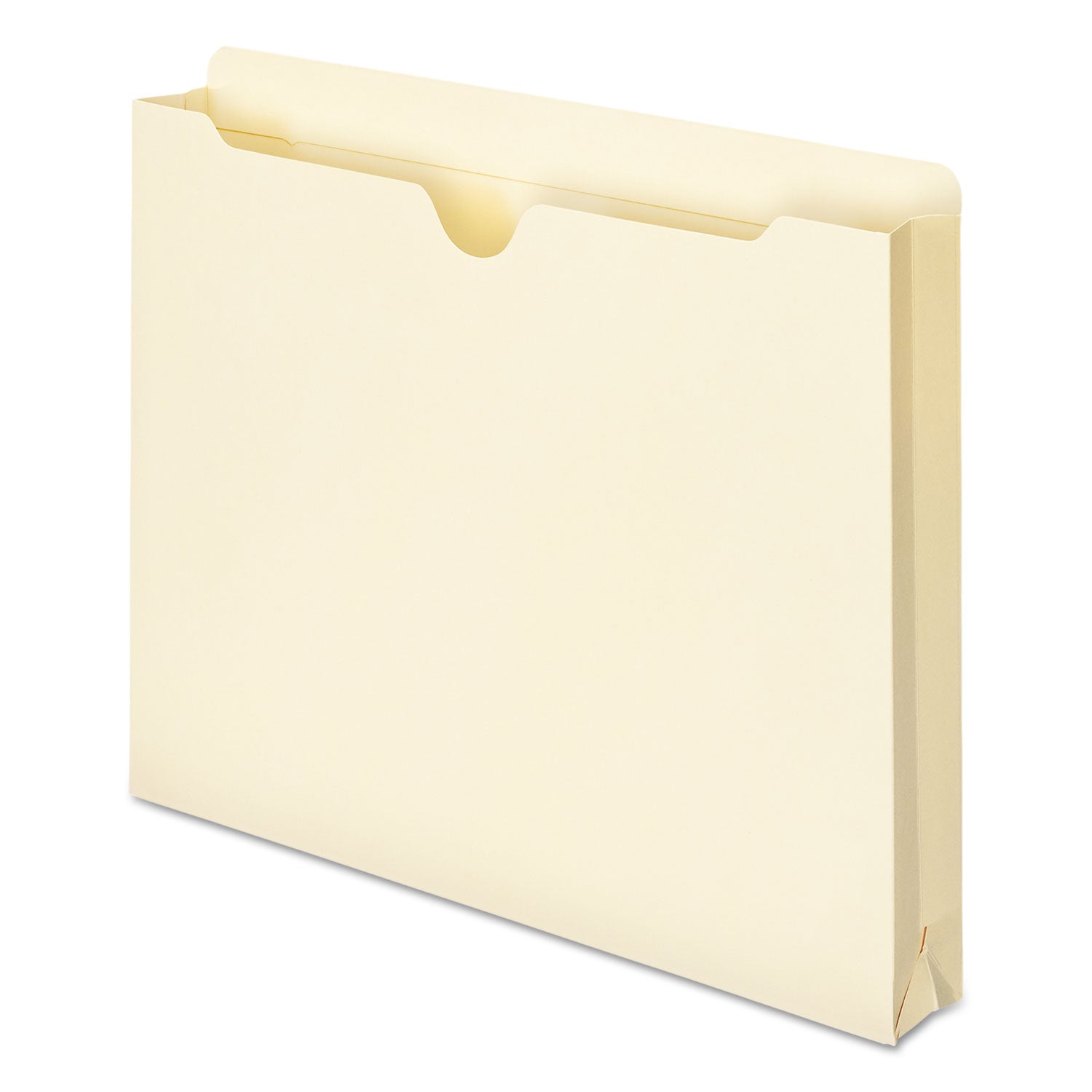 Manila File Jackets, 2-Ply Straight Tab, Letter Size, Manila, 50/Box