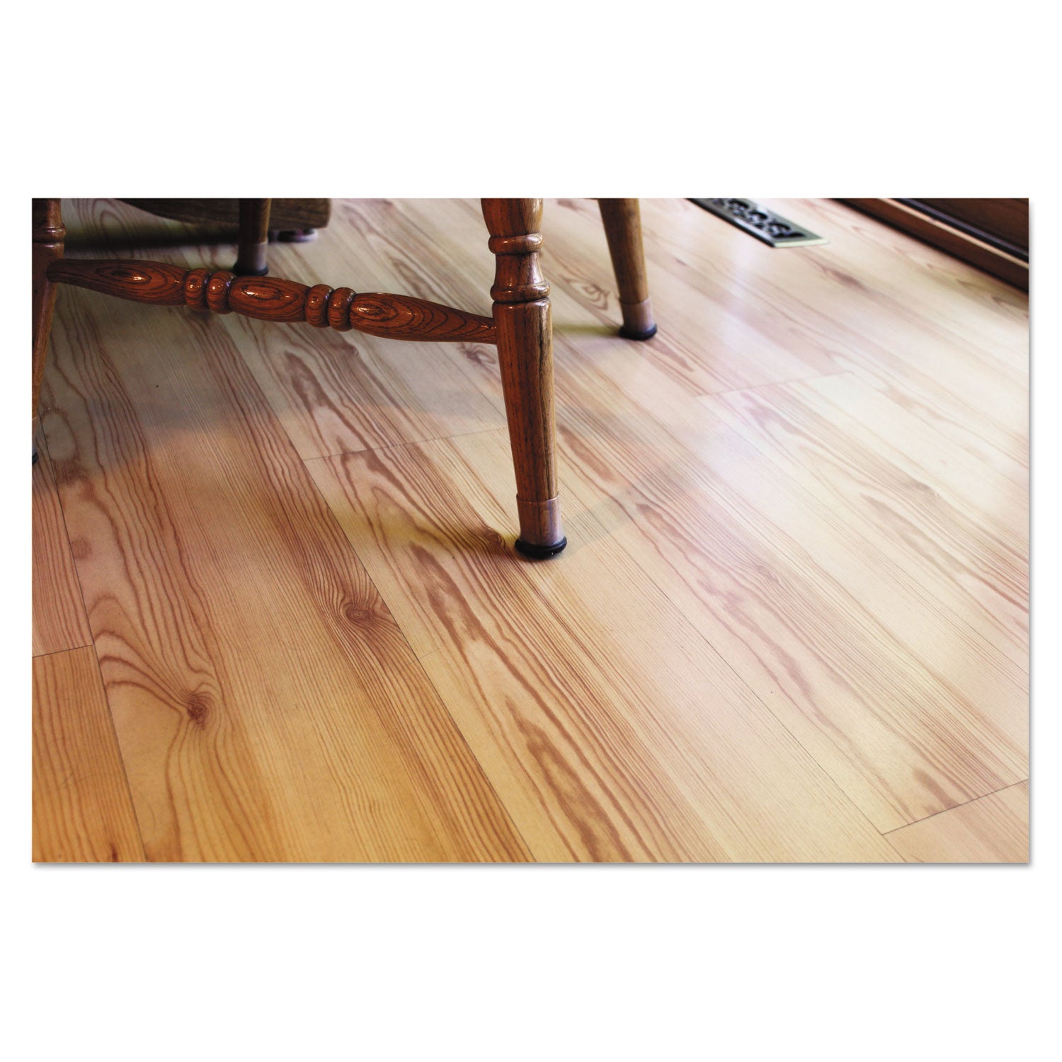 Master Caster® Like New Solutions, Floor Savers, Round, 1.38" Diameter, Clear/gray, 8/pack