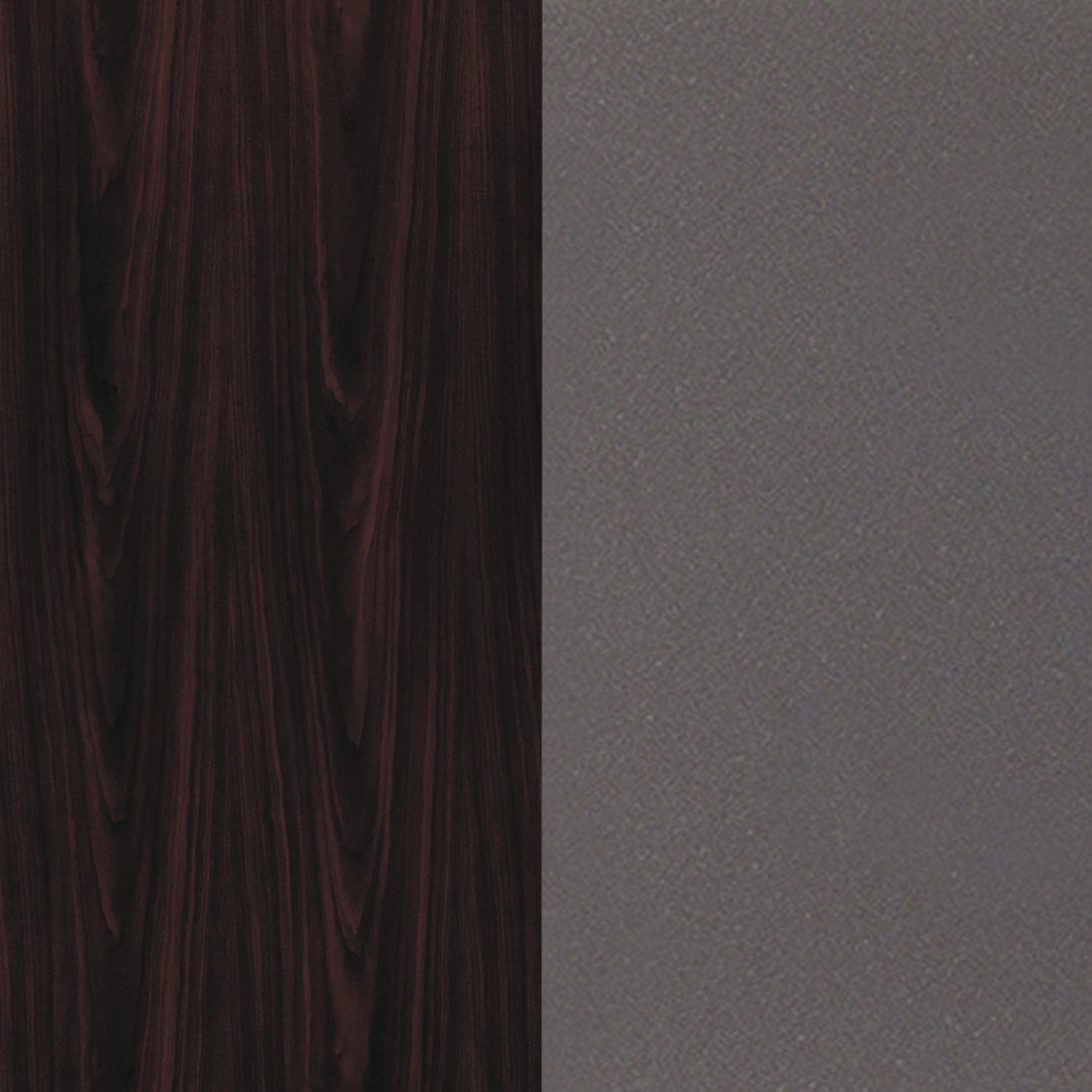 HON® 38000 Series Desk Shell, 60" X 30" X 29.5", Mahogany/charcoal