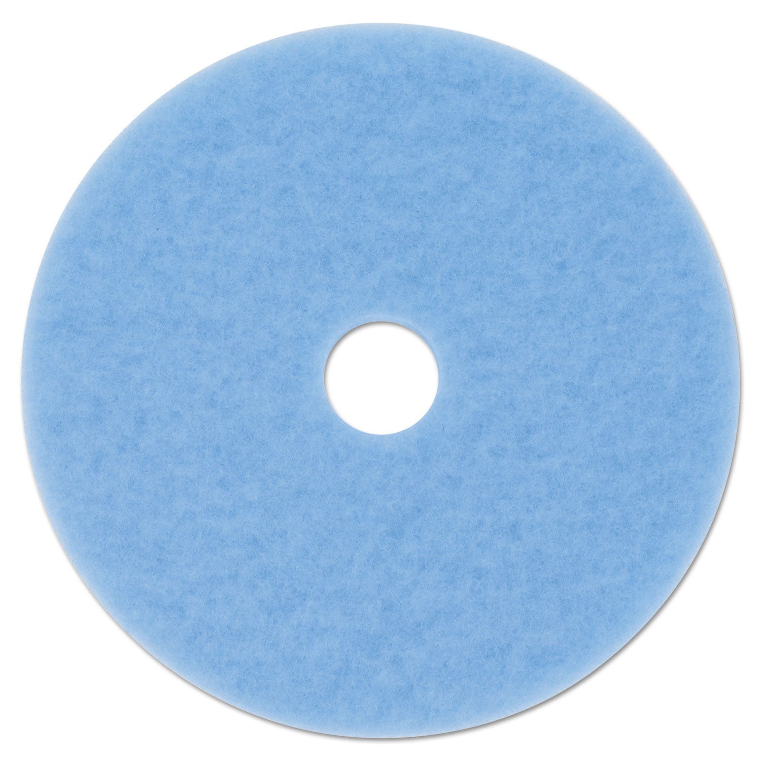 Hi-Performance Burnish Pad 3050, 27" Diameter, Sky Blue, 5/Carton