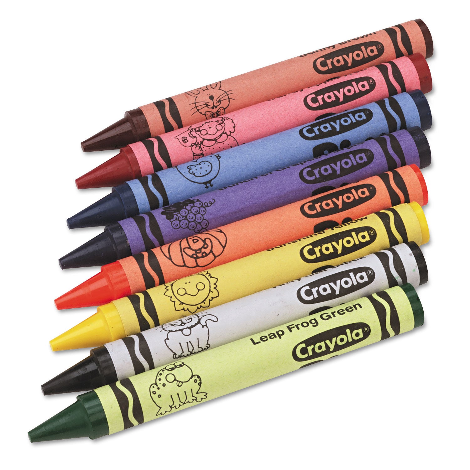 Crayola® Jumbo Classpack Crayons, 25 Each Of 8 Colors, 200/set