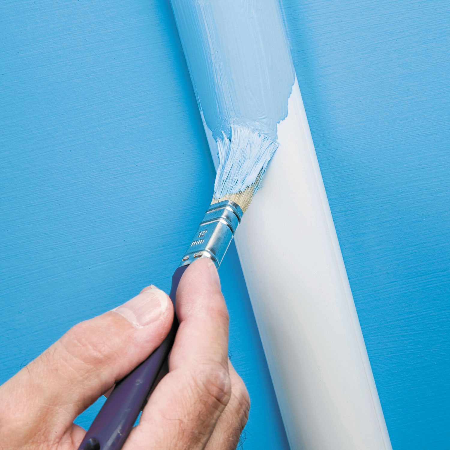 D-Line® Decorative Mini Cord Cover, 60" X 1.25" X 0.5" Covers, White