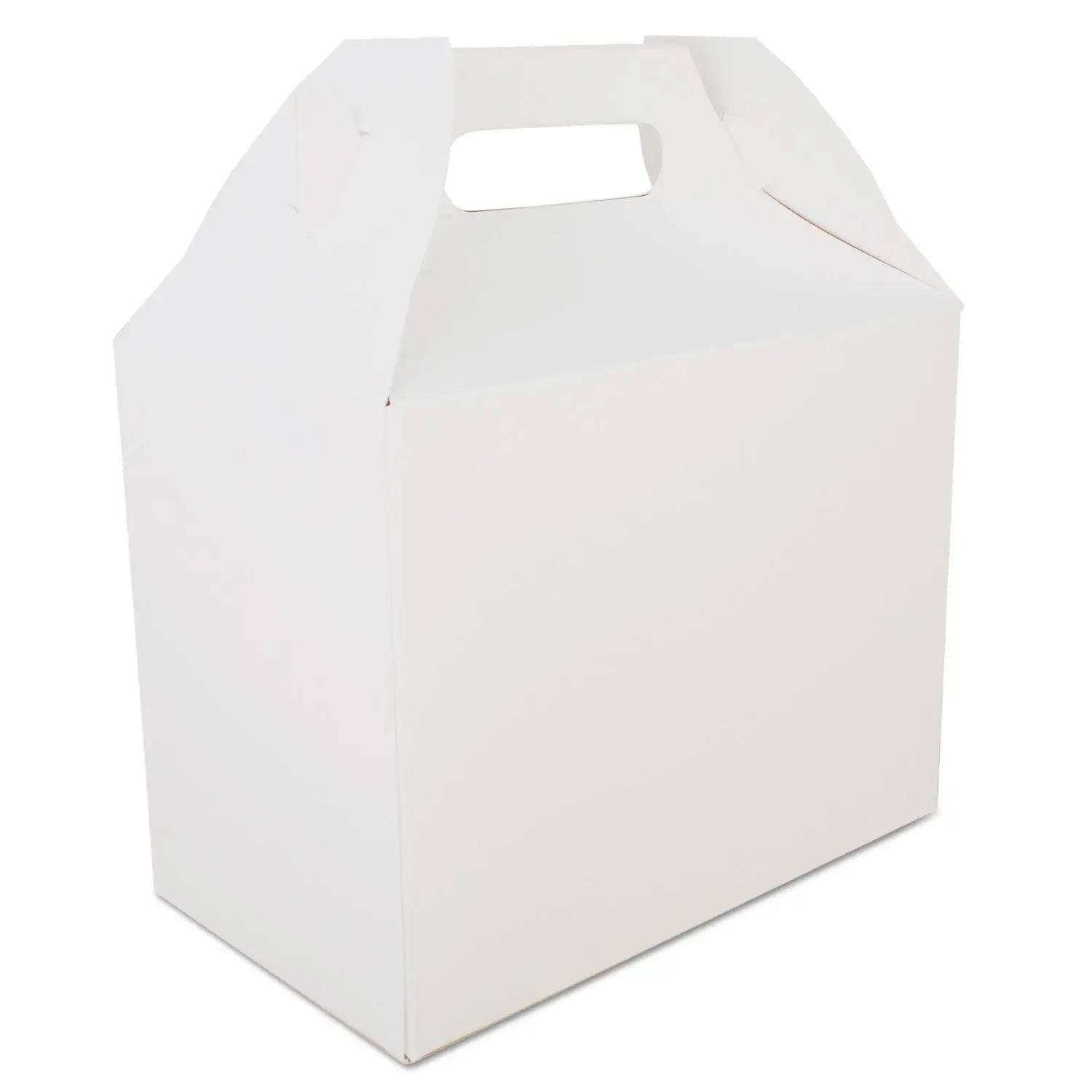 Carryout Barn Boxes, 10 lb Capacity, 8.88 x 5 x 6.75, White, Paper, 150/Carton