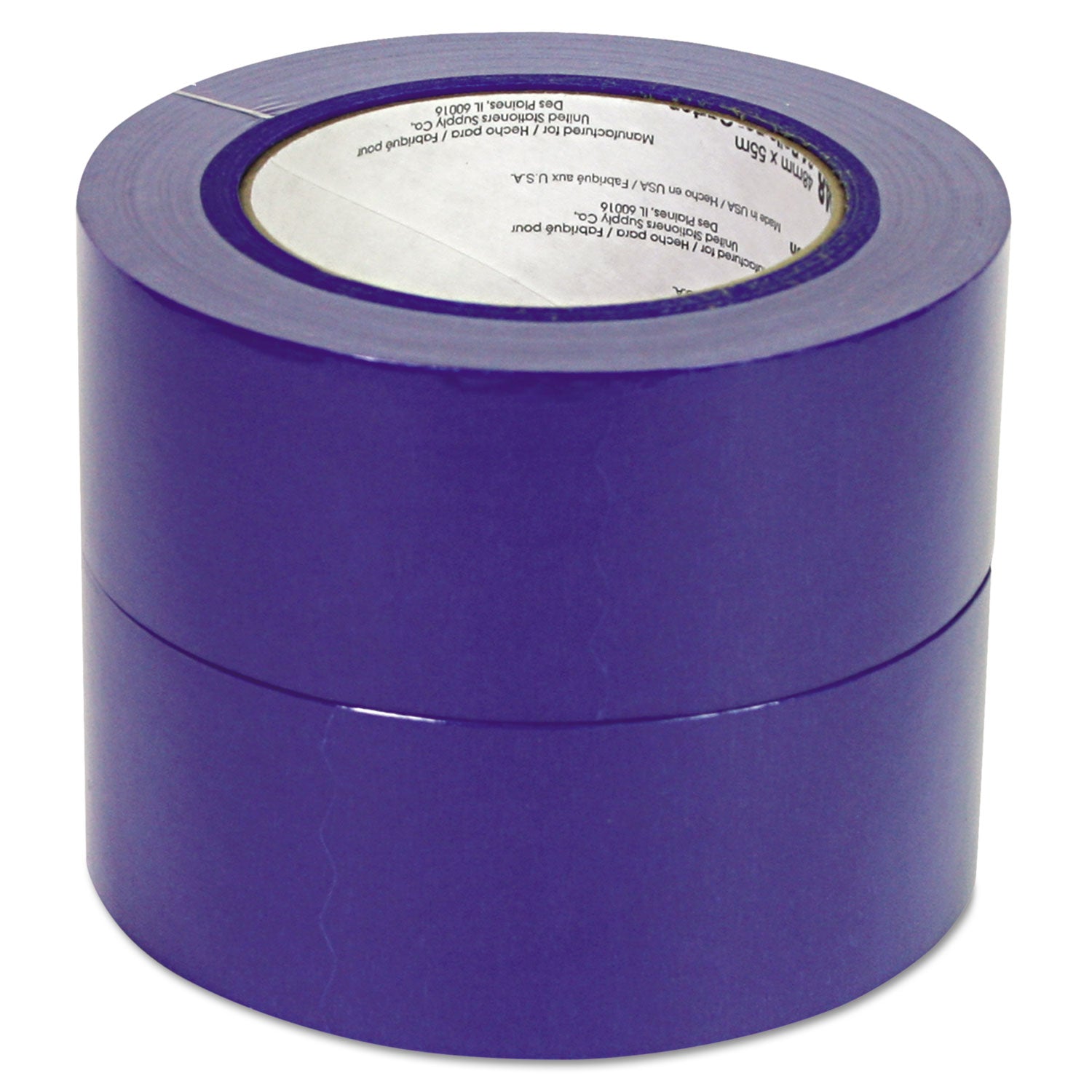 Universal® Premium Blue Masking Tape With Uv Resistance, 3" Core, 48 Mm X 54.8 M, Blue, 2/pack
