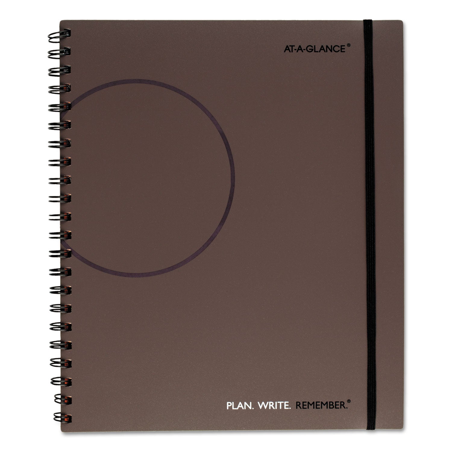 AT-A-GLANCE® Plan. Write. Remember. Planning Notebook Two Days Per Page , 11 X 8.38, Gray Cover, Undated