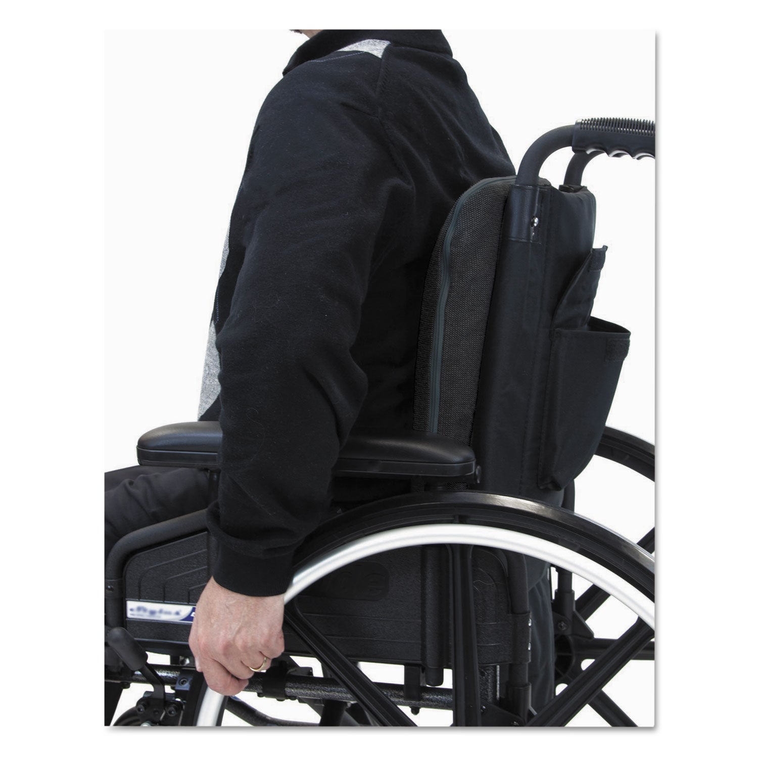 Master Caster® The Comfortmakers Deluxe Seat/back Cushion, Memory Foam, 17 X 2.75 X 17.5, Black