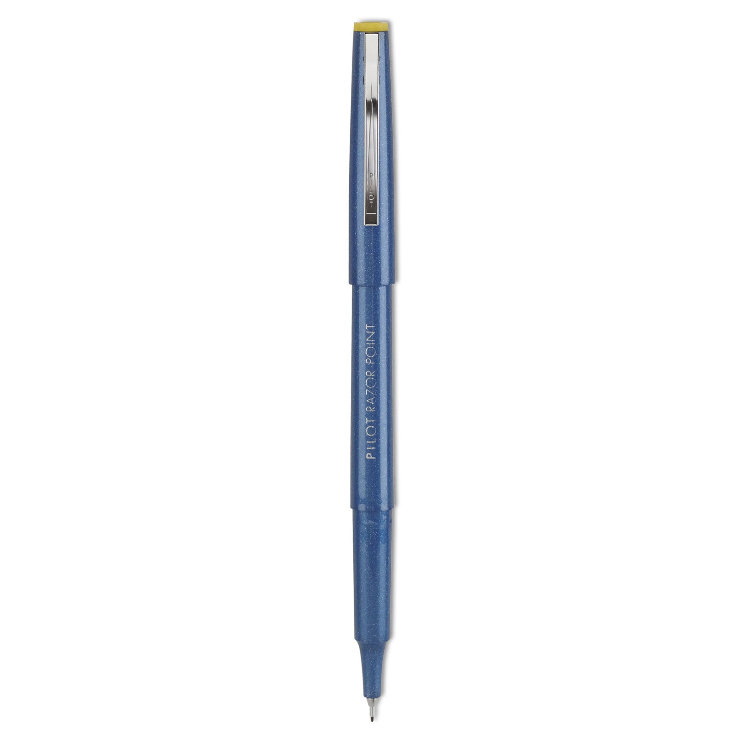 Pilot® Razor Point Fine Line Porous Point Pen, Stick, Extra-Fine 0.3 Mm, Blue Ink, Blue Barrel, Dozen
