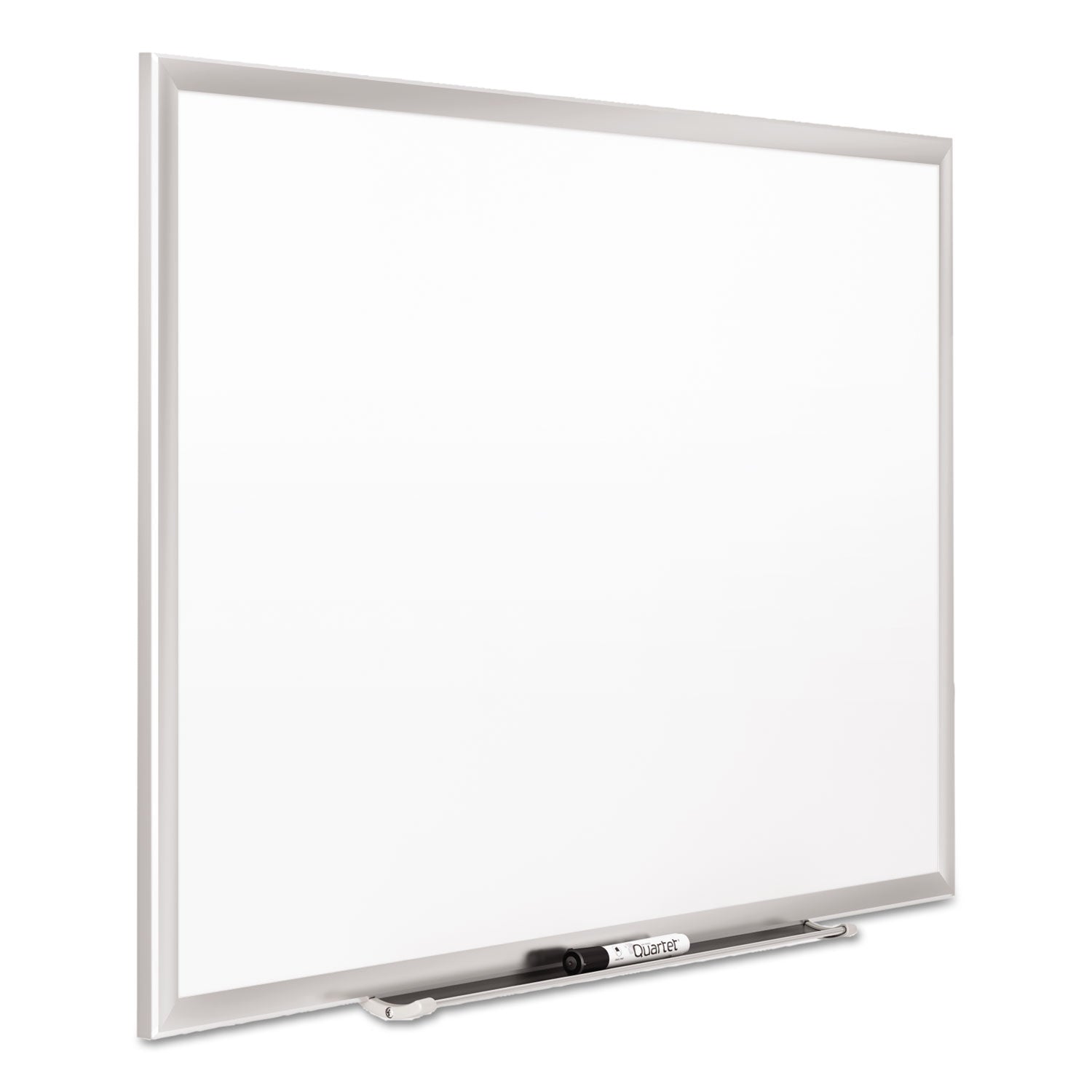 Quartet® Classic Series Porcelain Magnetic Dry Erase Board, 96" x 48", White Surface, Satin Aluminum Frame