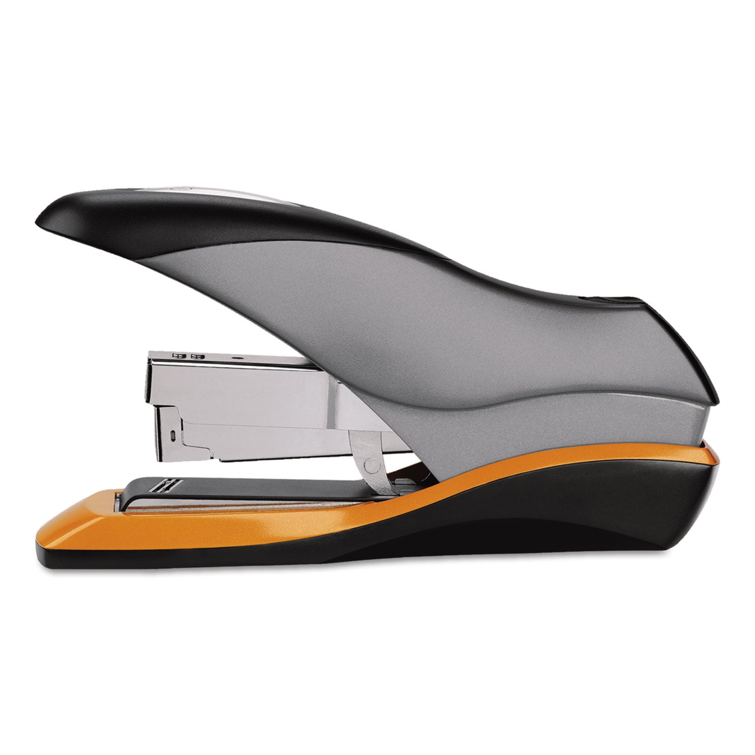 Swingline® Optima 70 Desktop Stapler, 70-Sheet Capacity, Silver/black/orange