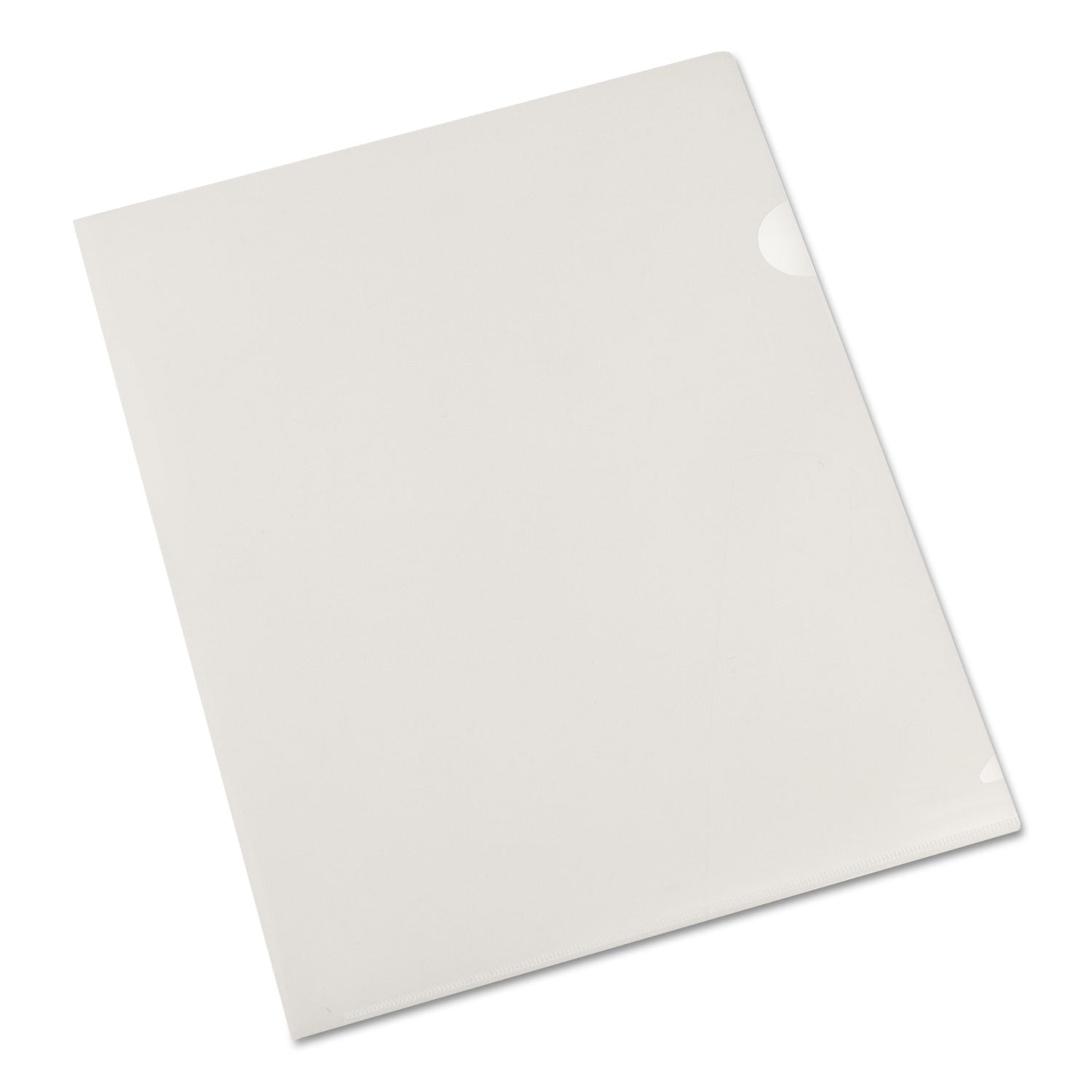 Universal® Project Folders, Letter Size, Clear, 25/pack