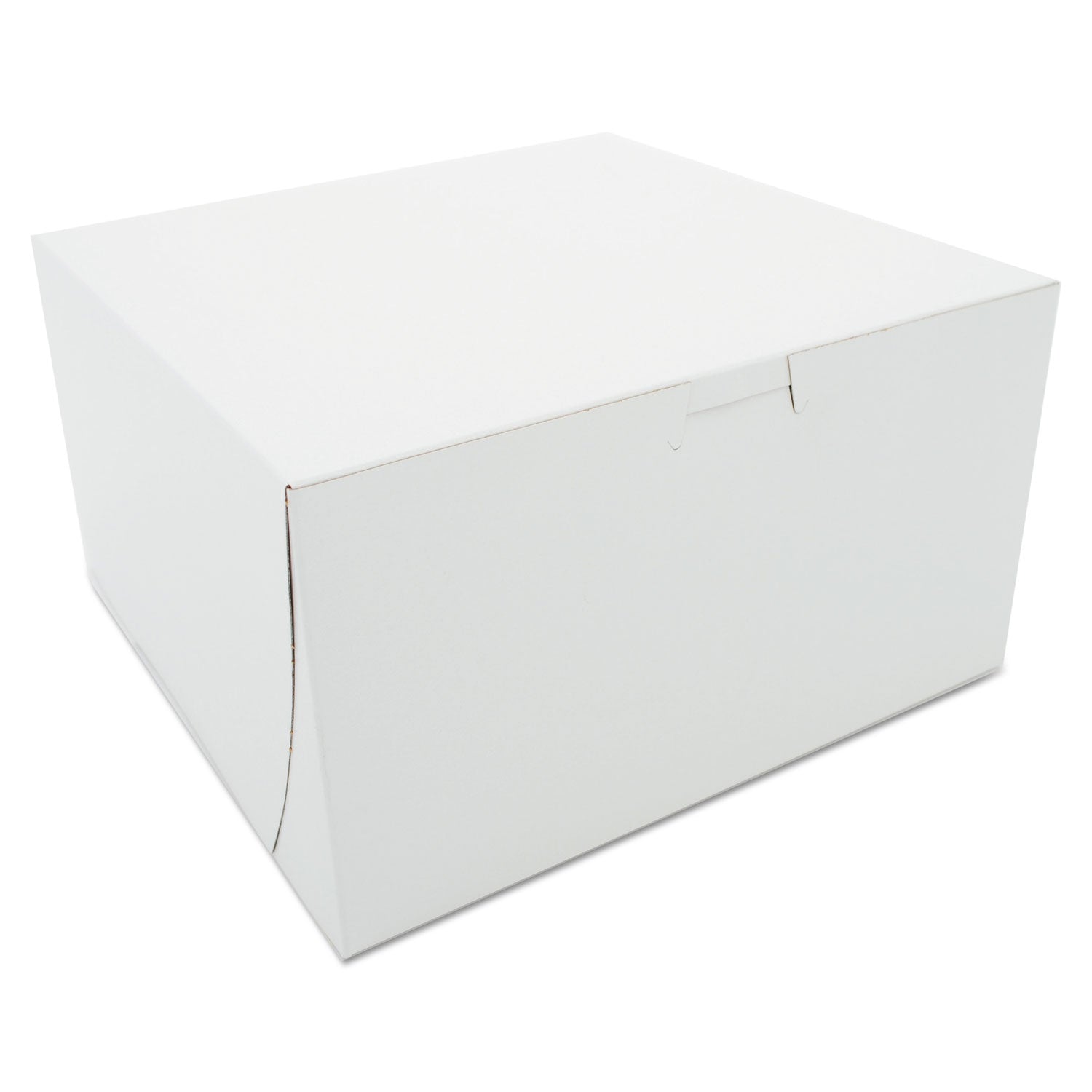 SCT® White One-Piece Non-Window Bakery Boxes, 9 x 9 x 5, White, Paper, 100/Carton