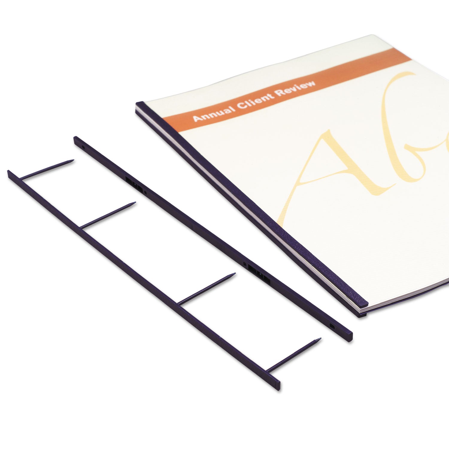 GBC® Velobind Reclosable Spines, 200 Sheet Capacity, Black, 25/pack