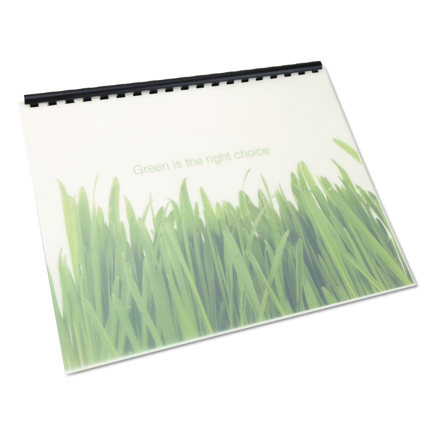 GBC® 100% Recycled Poly Binding Cover, Frost, 11 x 8.5, Unpunched, 25/Pack