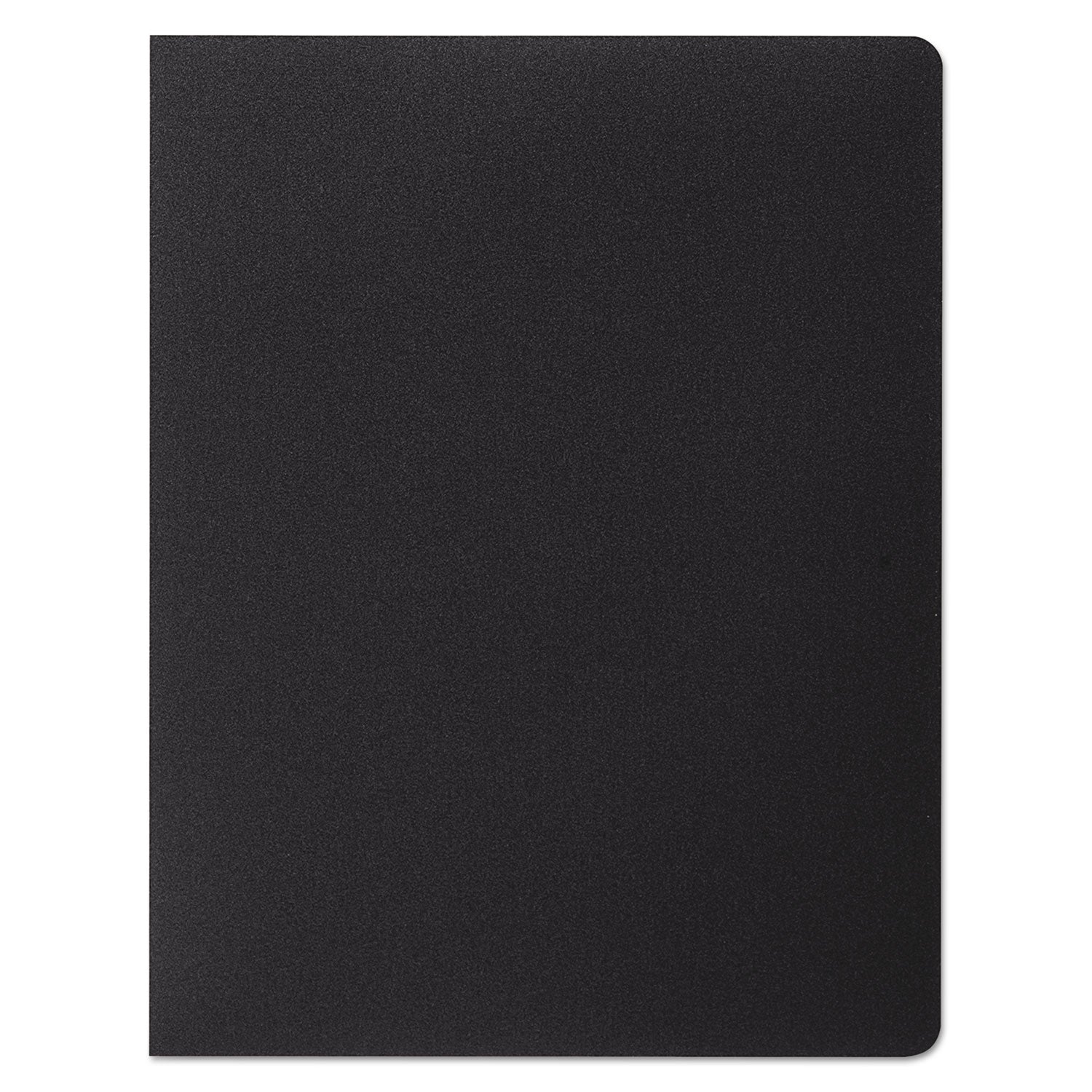 GBC® Opaque Plastic Presentation Covers for Binding Systems, Black, 11.25 x 8.75, Unpunched, 25/Pack