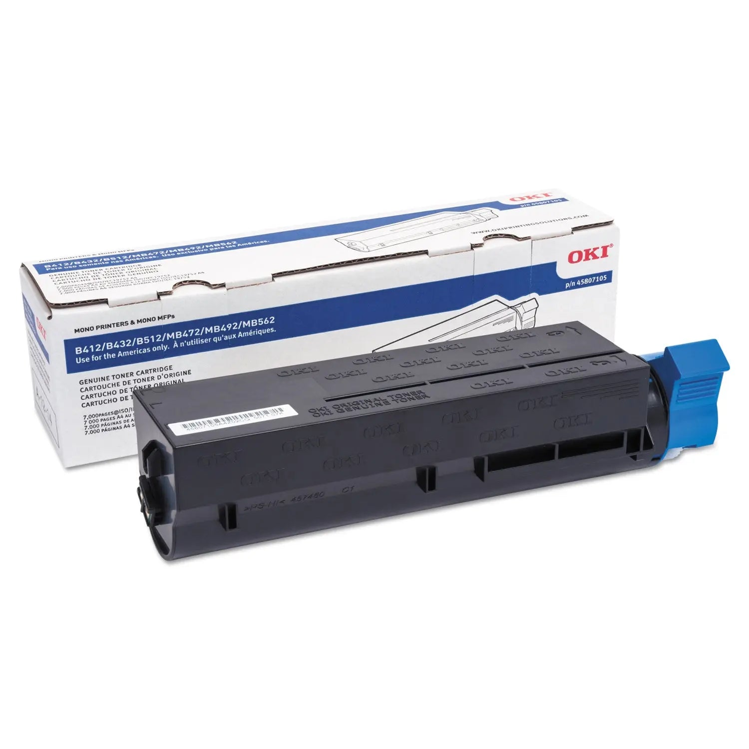 45807105 Toner, 7,000 Page-Yield, Black
