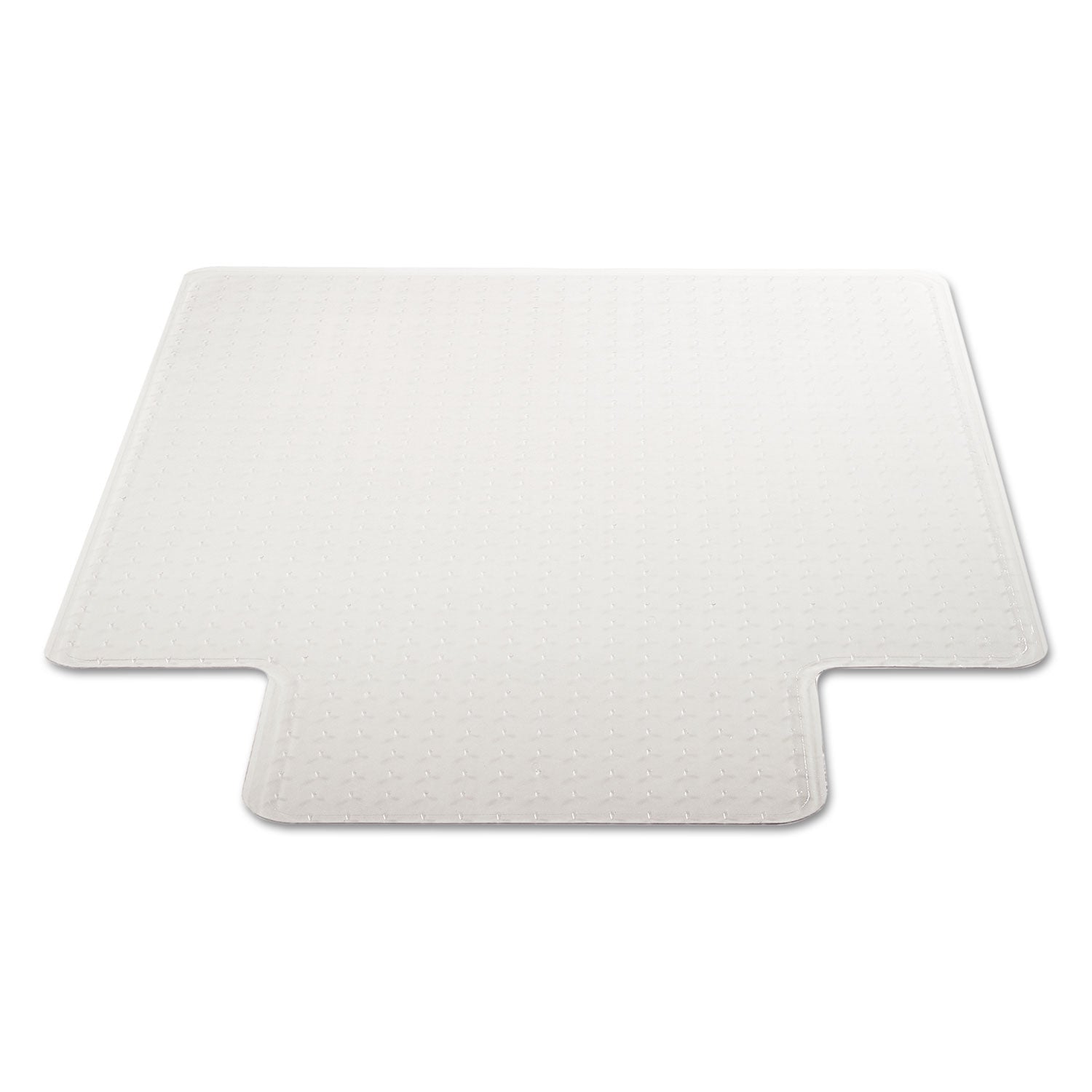 deflecto® Duramat Moderate Use Chair Mat For Low Pile Carpet, 45 X 53, Wide Lipped, Clear