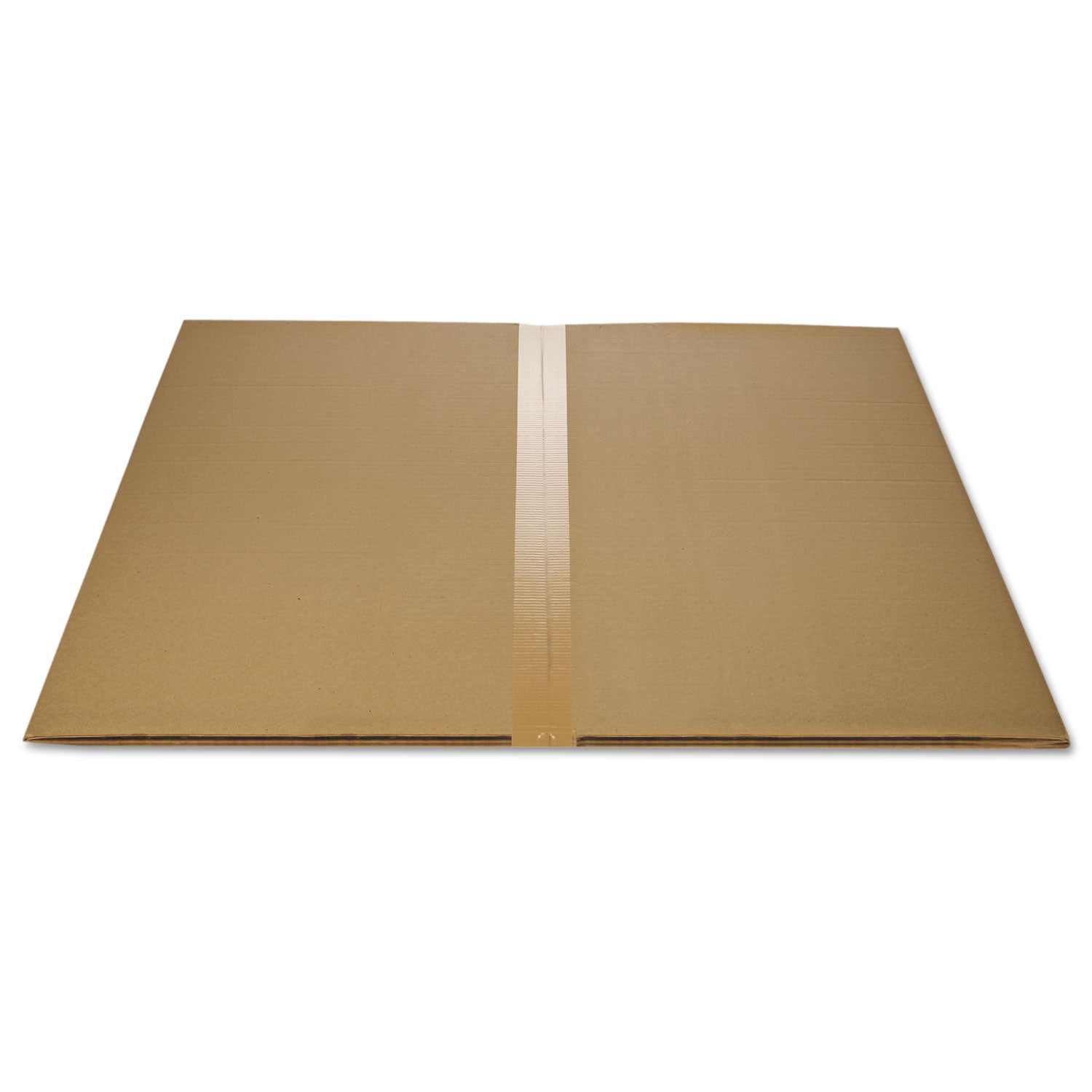 deflecto® EconoMat All Day Use Chair Mat for Hard Floors, Flat Packed, 45 x 53, Wide Lipped, Clear