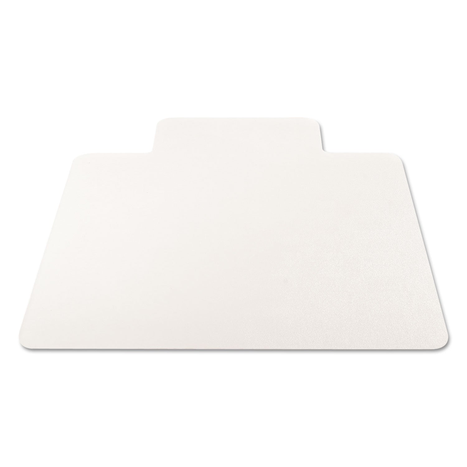deflecto® EconoMat All Day Use Chair Mat for Hard Floors, Flat Packed, 45 x 53, Wide Lipped, Clear