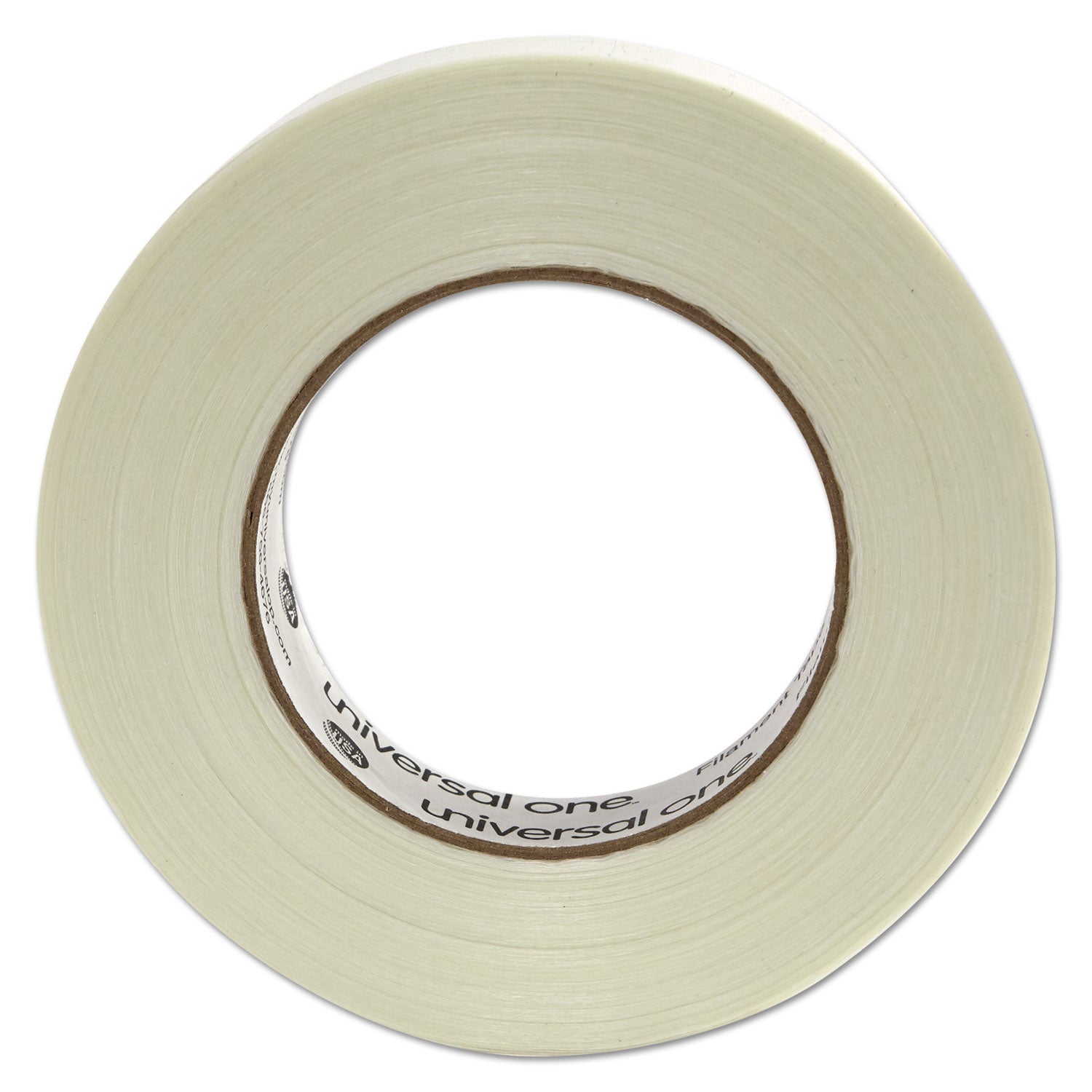 Universal® 350# Premium Filament Tape, 3" Core, 24 Mm X 54.8 M, Clear