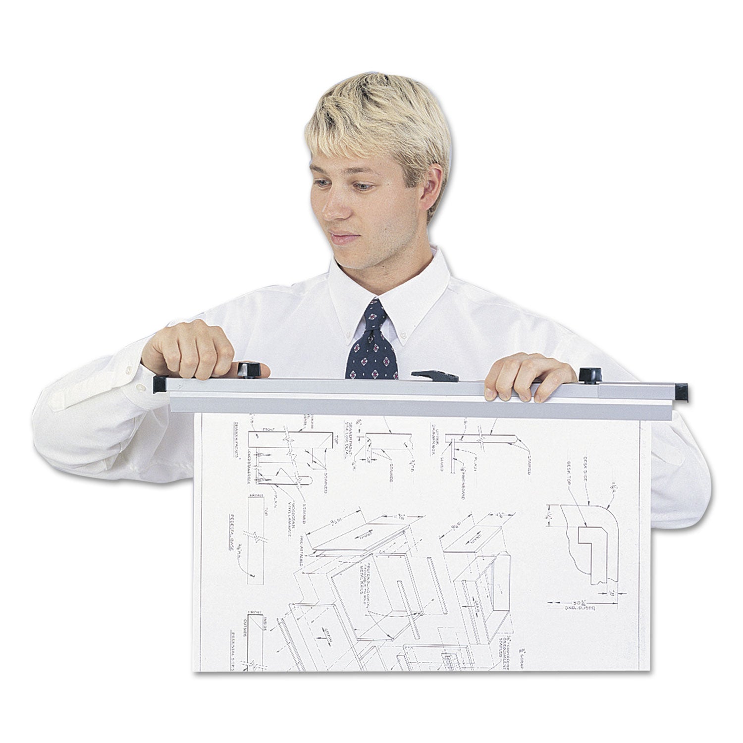 Safco® Sheet File Hanging Clamps, 100 Sheets Per Clamp, 30" Length, 6/Carton