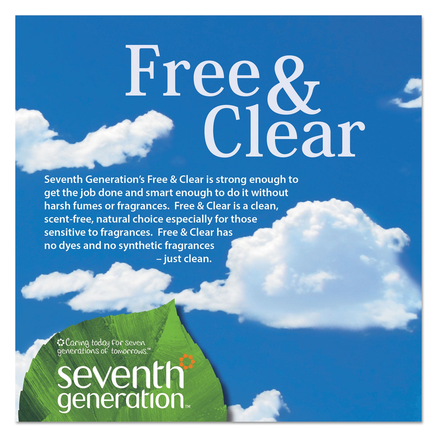 Seventh Generation® Natural Laundry Detergent Packs, Powder, Unscented, 45 Packets/pack