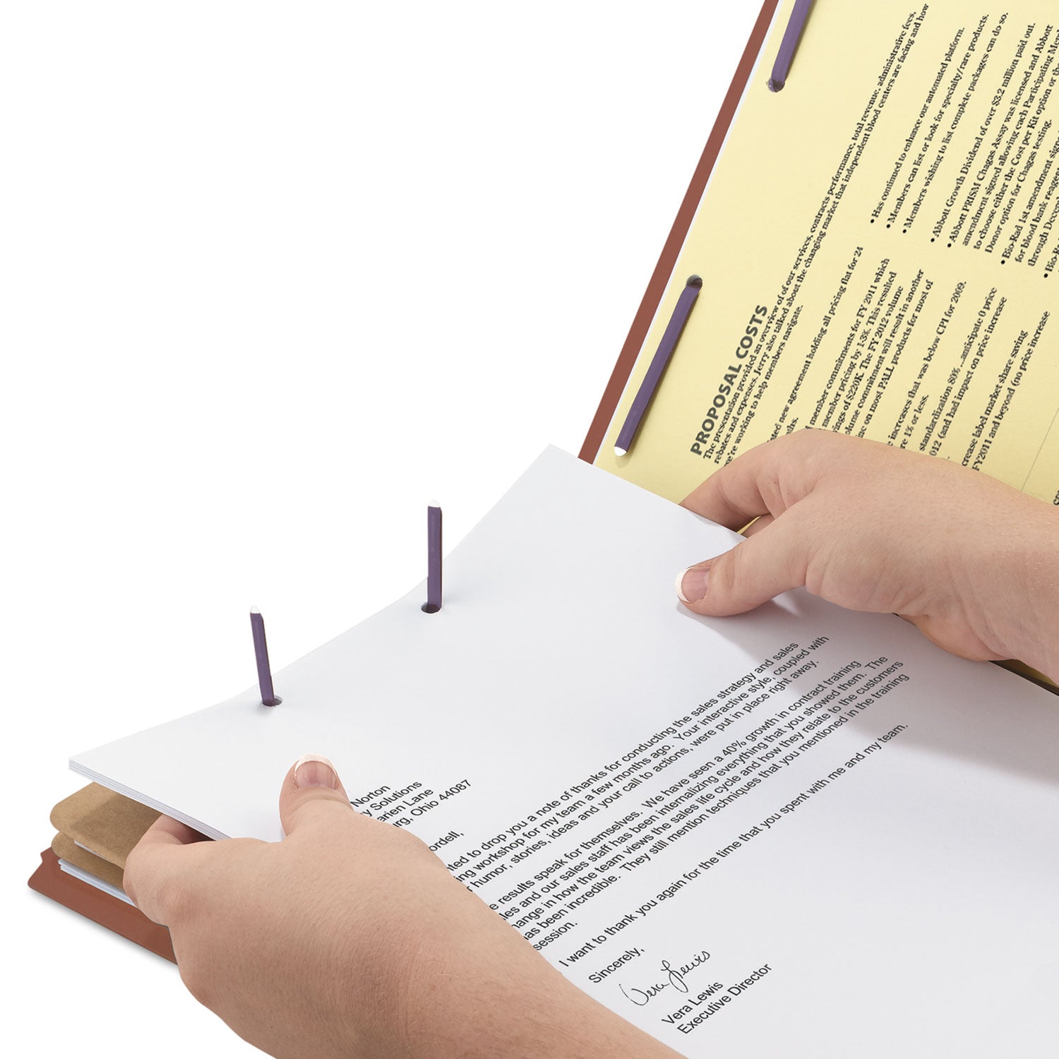 Smead 6-Section Pressboard Top Tab Pocket Classification Folders, 6 SafeSHIELD Fasteners, 2 Dividers, Legal Size, Red, 10/Box