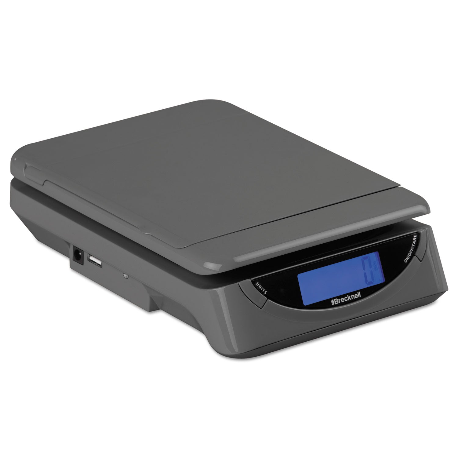 Brecknell 25lb Electronic Postal Shipping Scale, 8 X 6 Platform, Gray