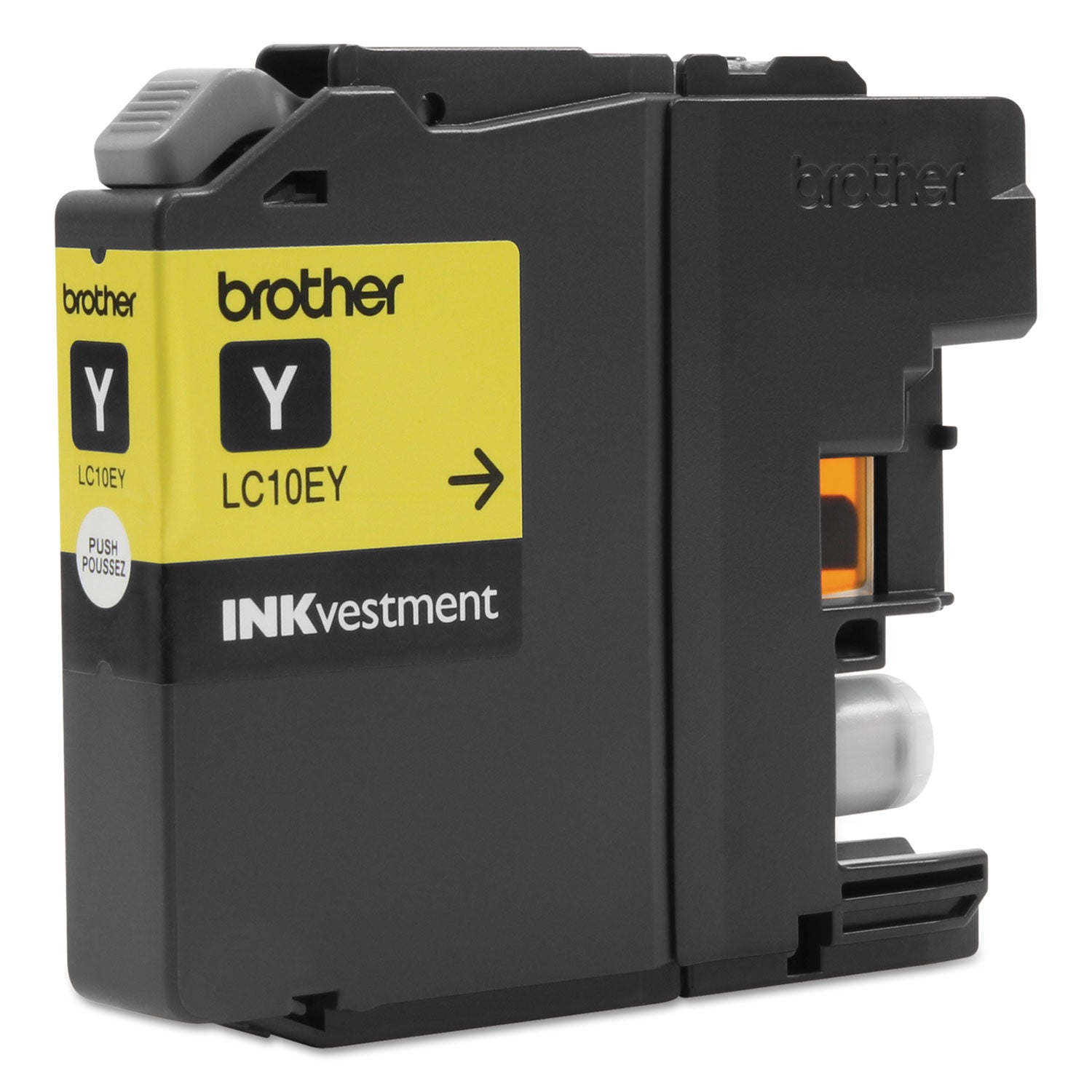 Brother Lc10ey Inkvestment Super High-Yield Ink, 1,200 Page-Yield, Yellow