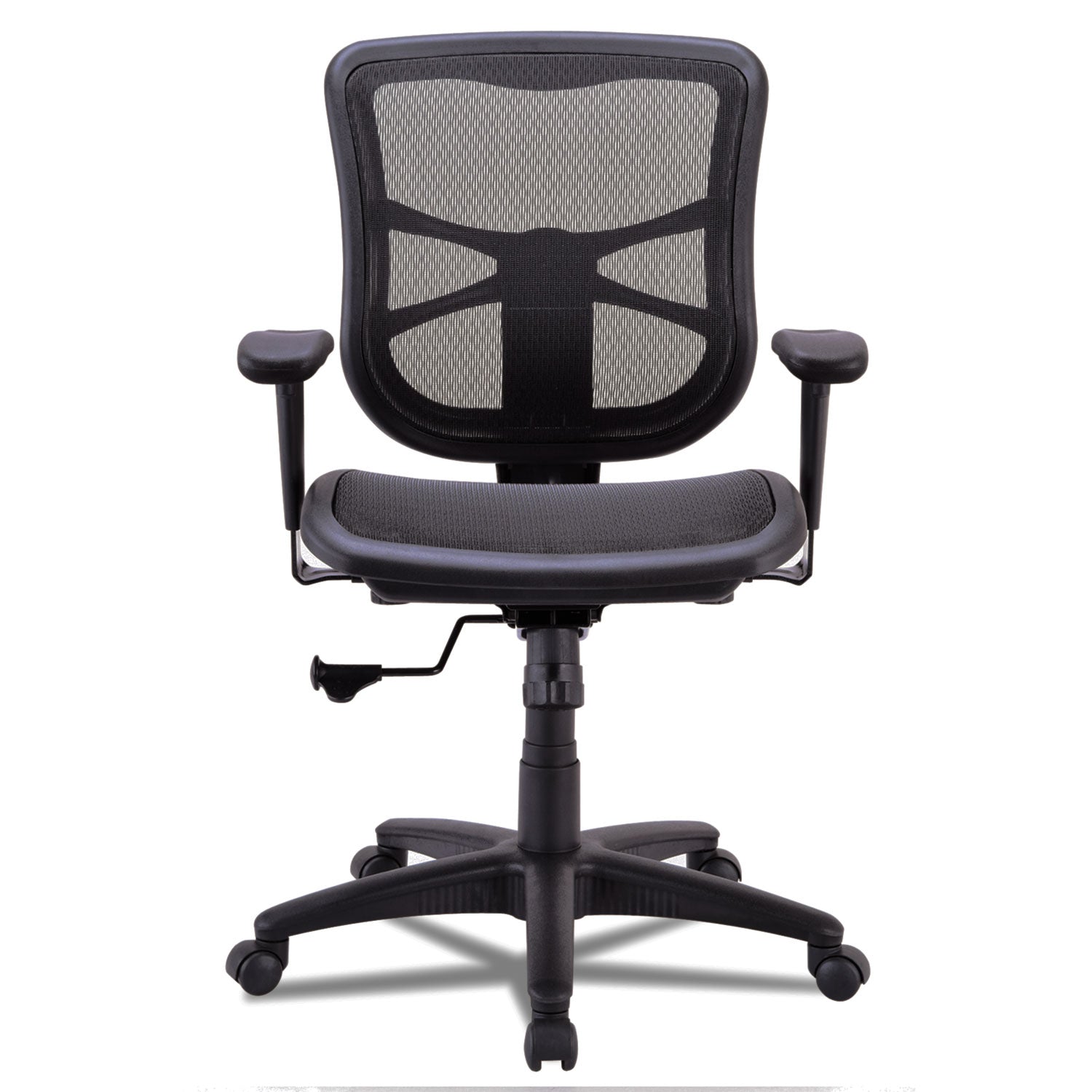 Alera® Alera Elusion Series Mesh Mid-Back Swivel/tilt Chair, Supports Up To 275 Lb, 17.9" To 21.6" Seat Height, Black
