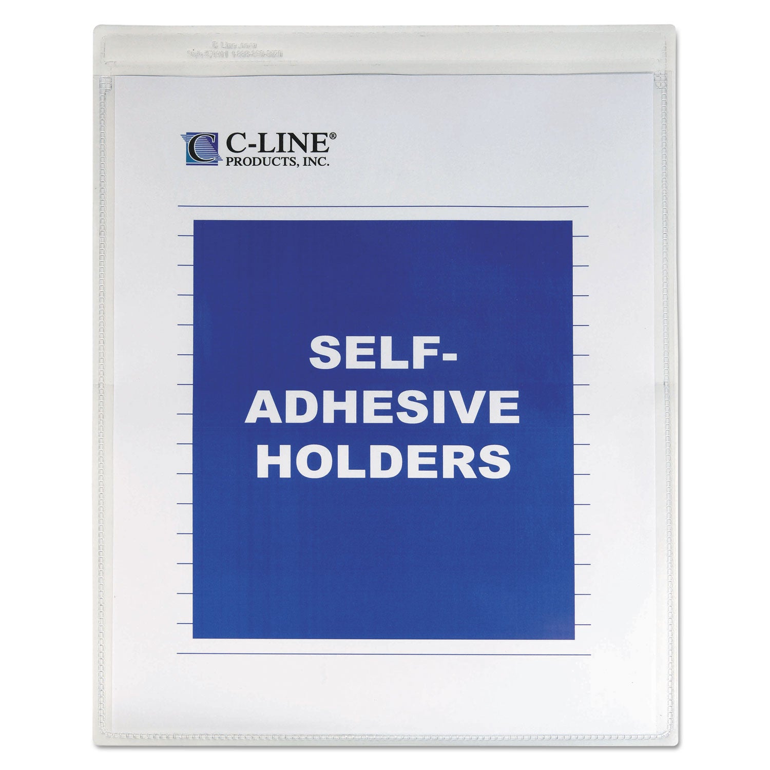 C-Line® Self-Adhesive Shop Ticket Holders, Super Heavy, 50 Sheets, 9 X 12, 50/box