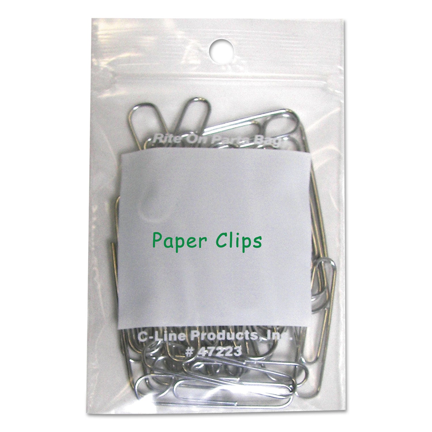 C-Line® Write-On Poly Bags, 2 Mil, 2" X 3", Clear, 1,000/carton