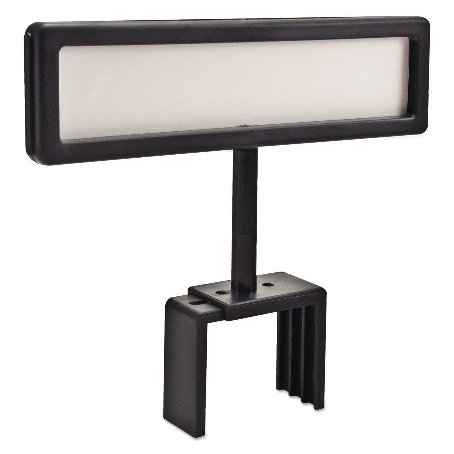 Advantus People Pointer Cubicle Sign, Plastic, 8.5 X 2, Black