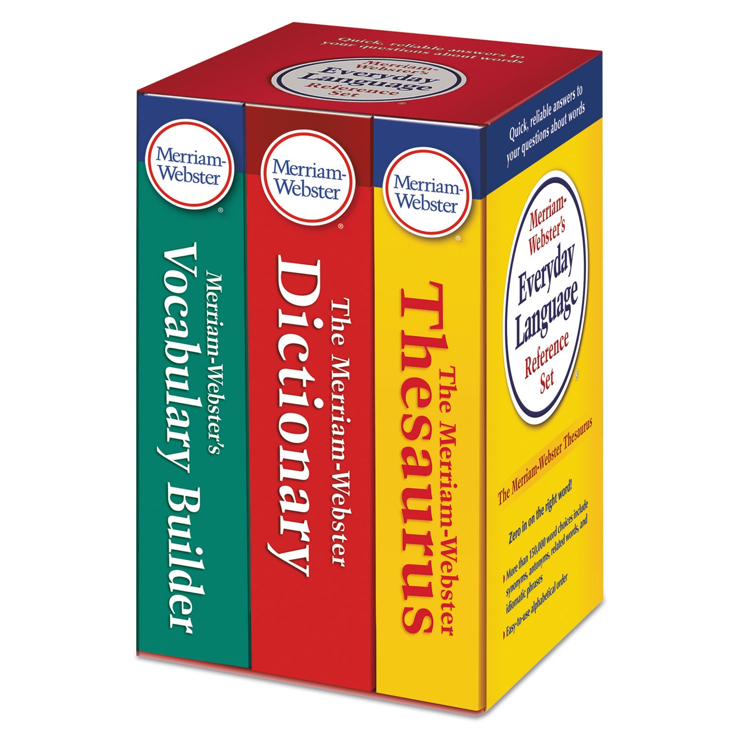 Everyday Language Reference Set, Dictionary, Thesaurus, Vocabulary Builder