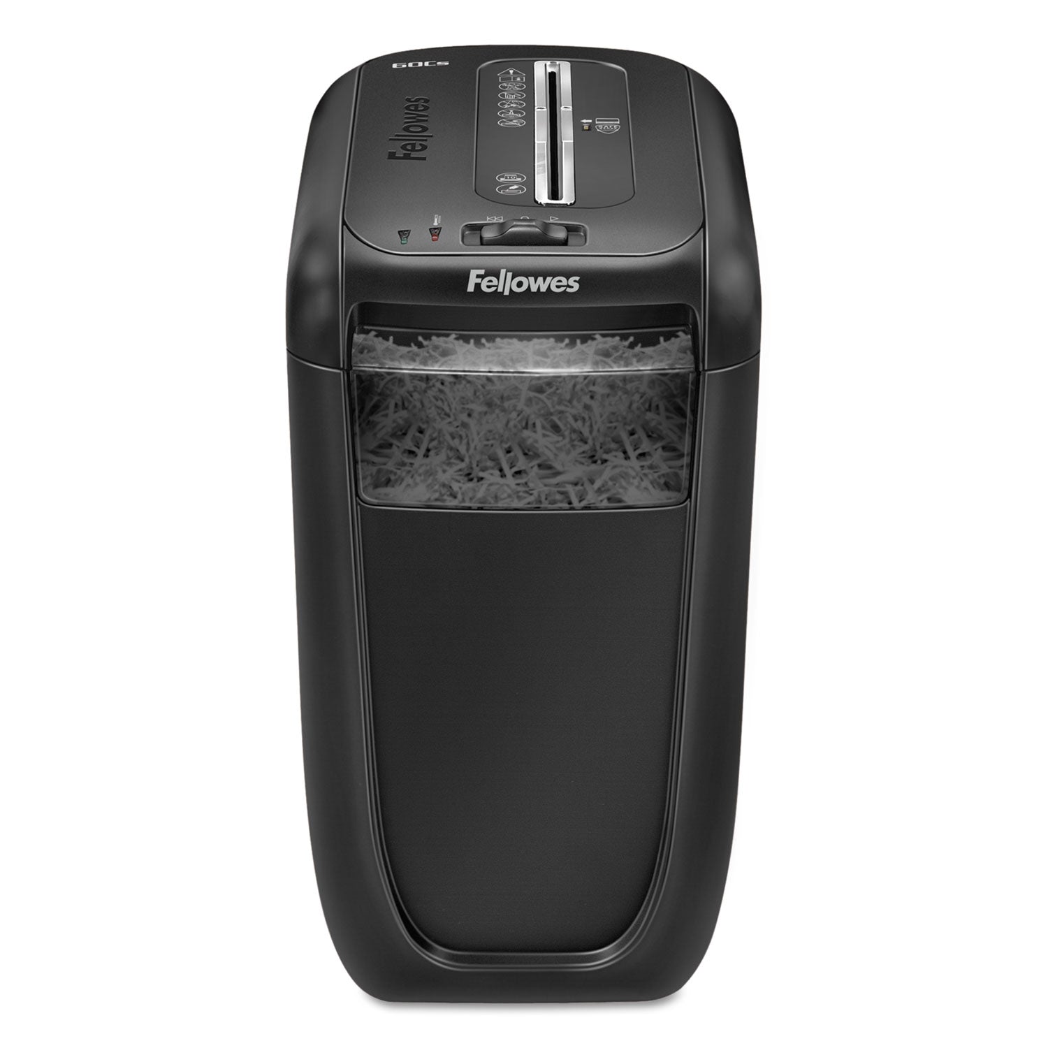 Fellowes® Powershred 60cs Cross-Cut Shredder, 10 Manual Sheet Capacity