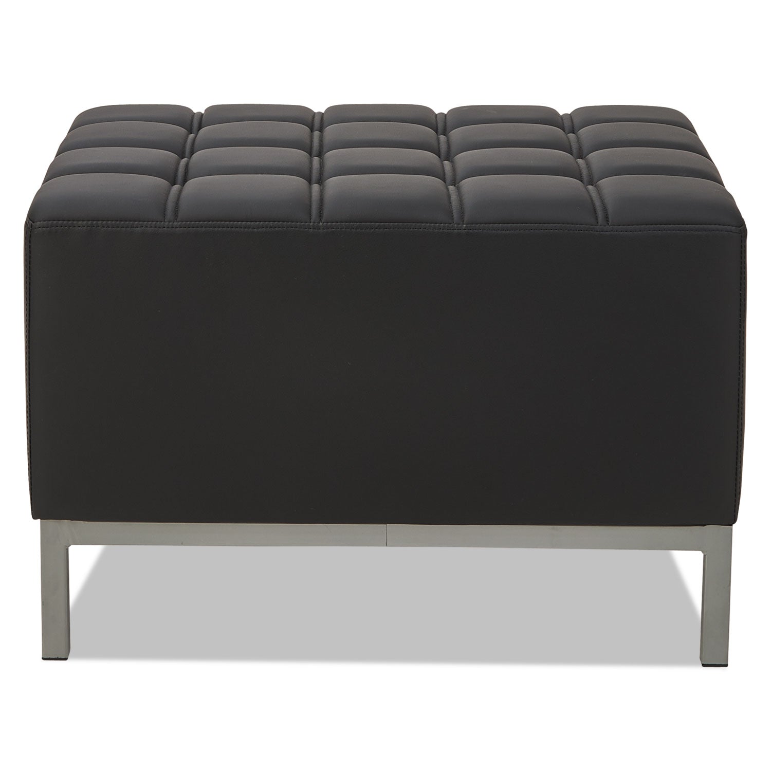 Alera® Alera QUB Series Ottoman, 26.38" x 21.5" x 17.5", Black