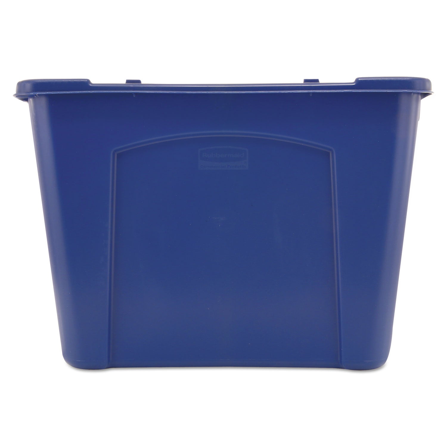 Rubbermaid® Commercial Stacking Recycle Bin, 14 gal, Polyethylene, Blue
