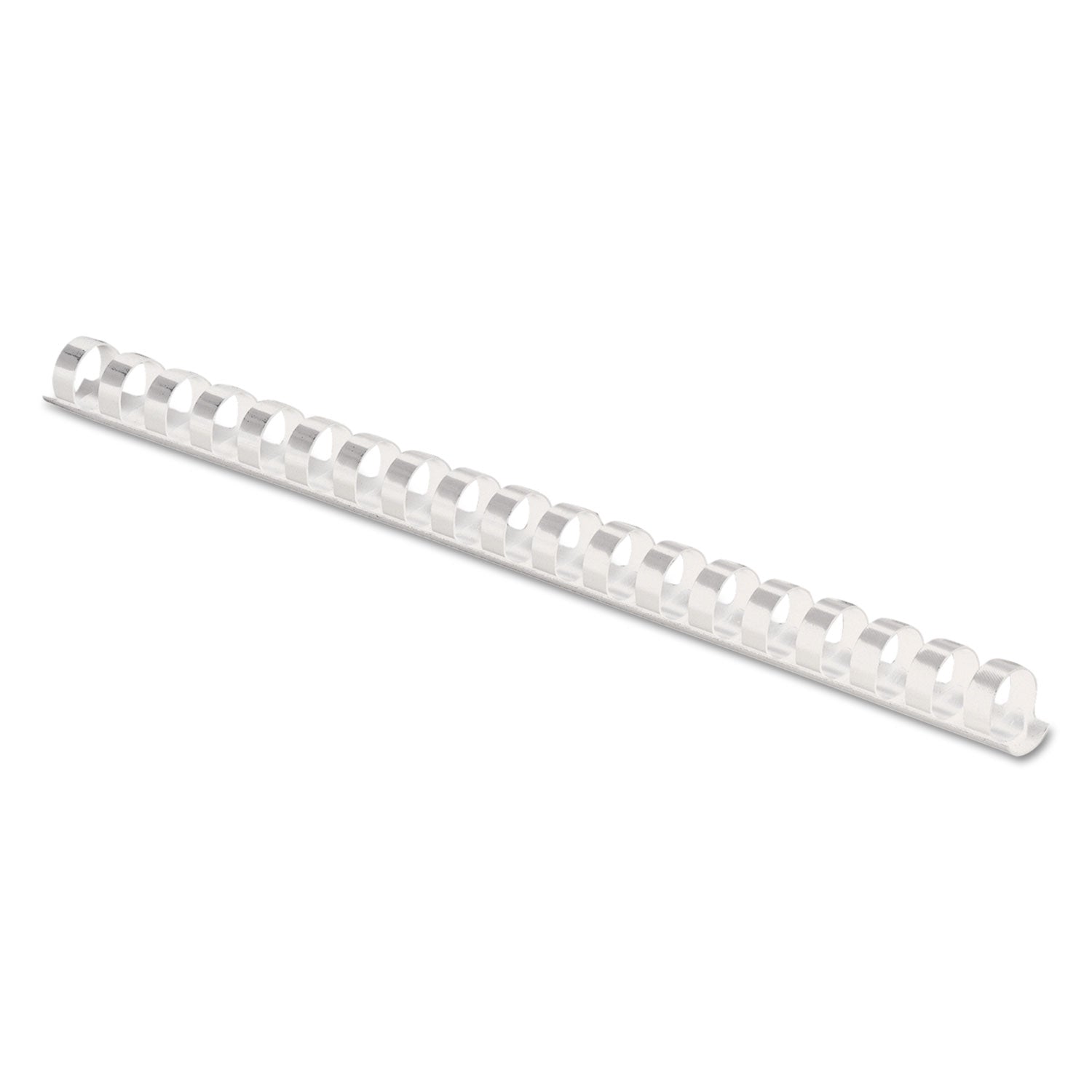 Fellowes® Plastic Comb Bindings, 1/2" Diameter, 90 Sheet Capacity, White, 100/Pack
