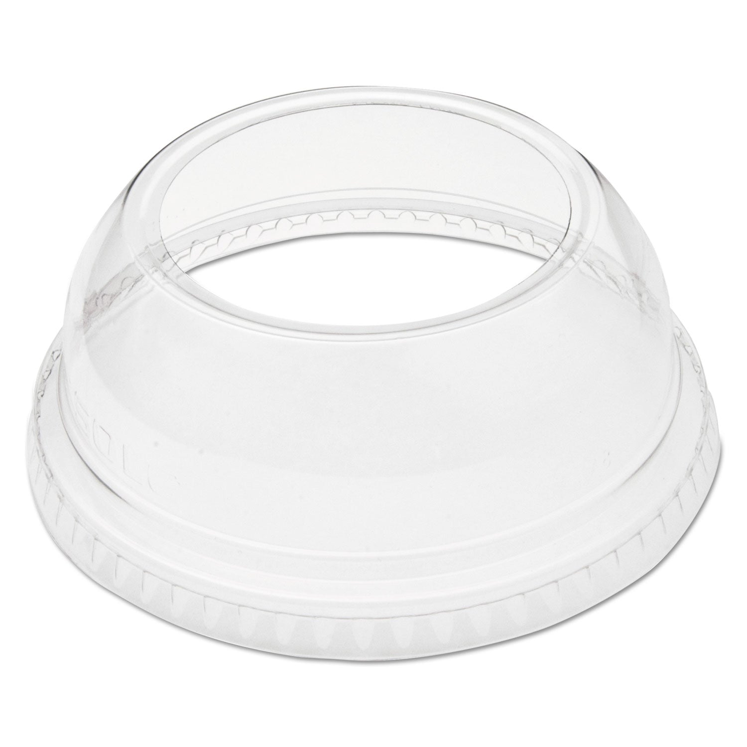 Dart® Open-Top Dome Lid, With 1.9" dia Hole, Fits 9 oz to 22 oz Cold Cups, Plastic, Clear, 1,000/Carton