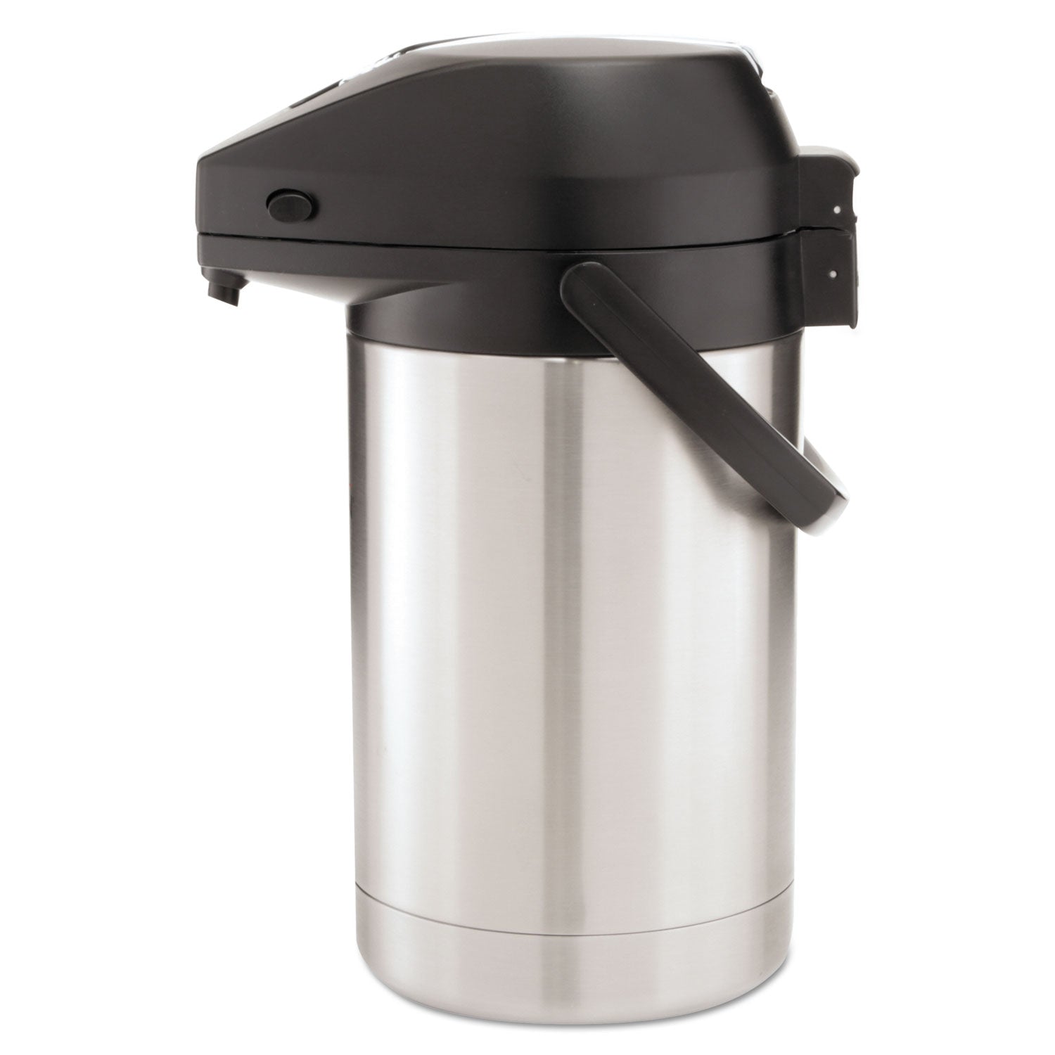 BUNN® 2.5 Liter Lever Action Airpot, Stainless Steel/Black